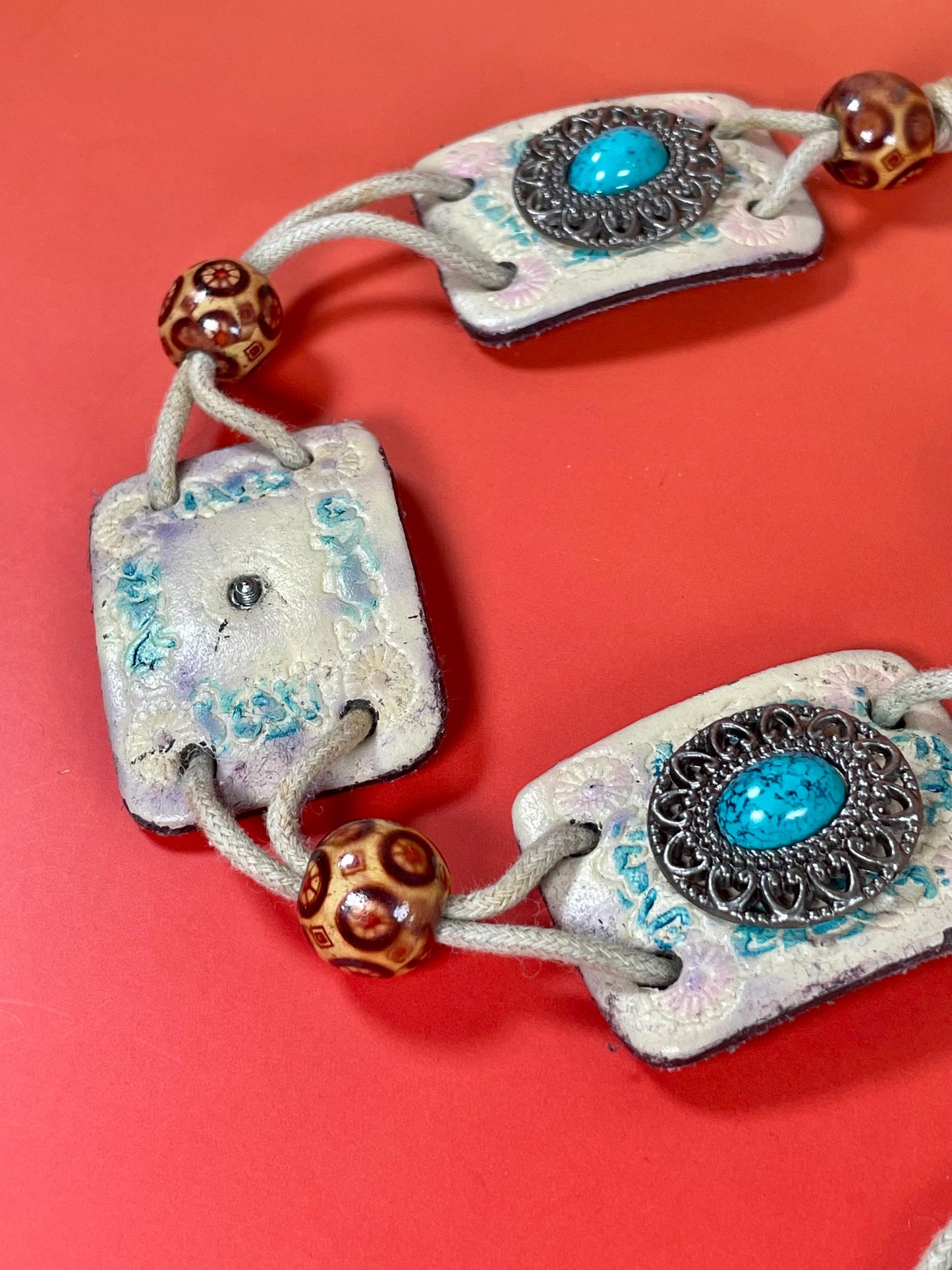 Cool Handpainted Leather Belt