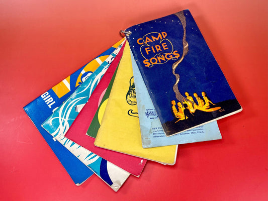 Vintage Camp Song Book Set  Collection of 7 Classic Songbooks