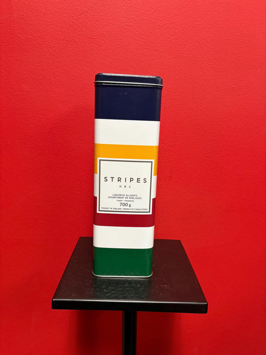 Beautiful 10.5 inch Hudson Bay Company liquorice tin nice condition collectable- 2 available  HBC Canada- great decoration