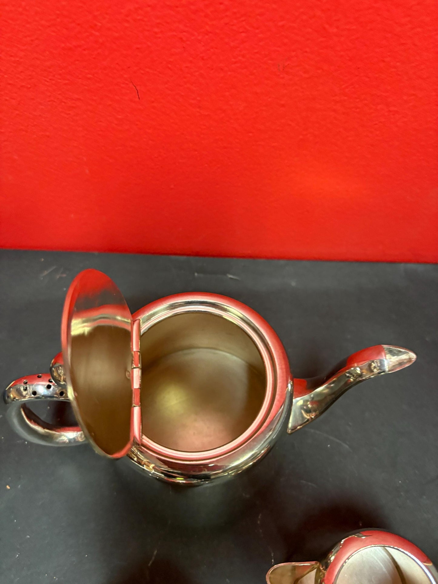 Beautiful antique silver plated bachelor tea set in perfect condition  wonderful for a cup or two  perfect gift