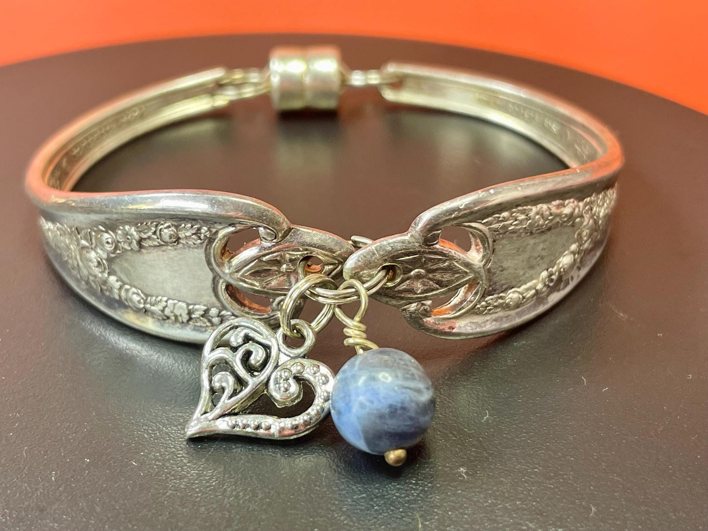 Vintage Silver Spoon Bracelet  Handcrafted Jewelry