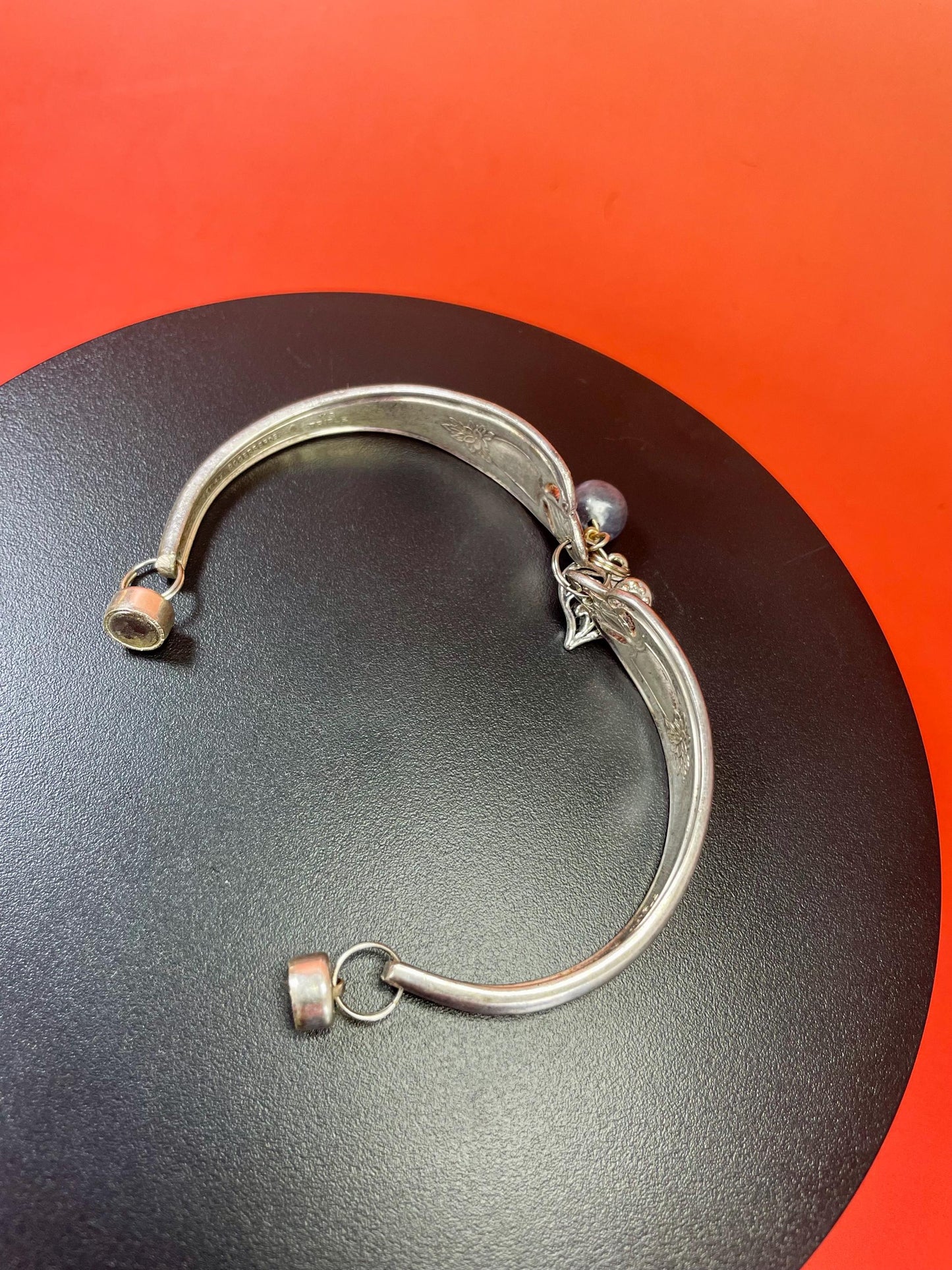 Vintage Silver Spoon Bracelet  Handcrafted Jewelry