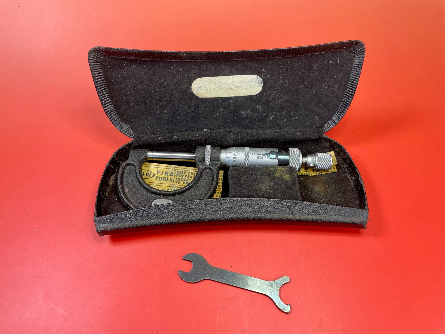 Vintage Micrometer with Original Case and Wrench