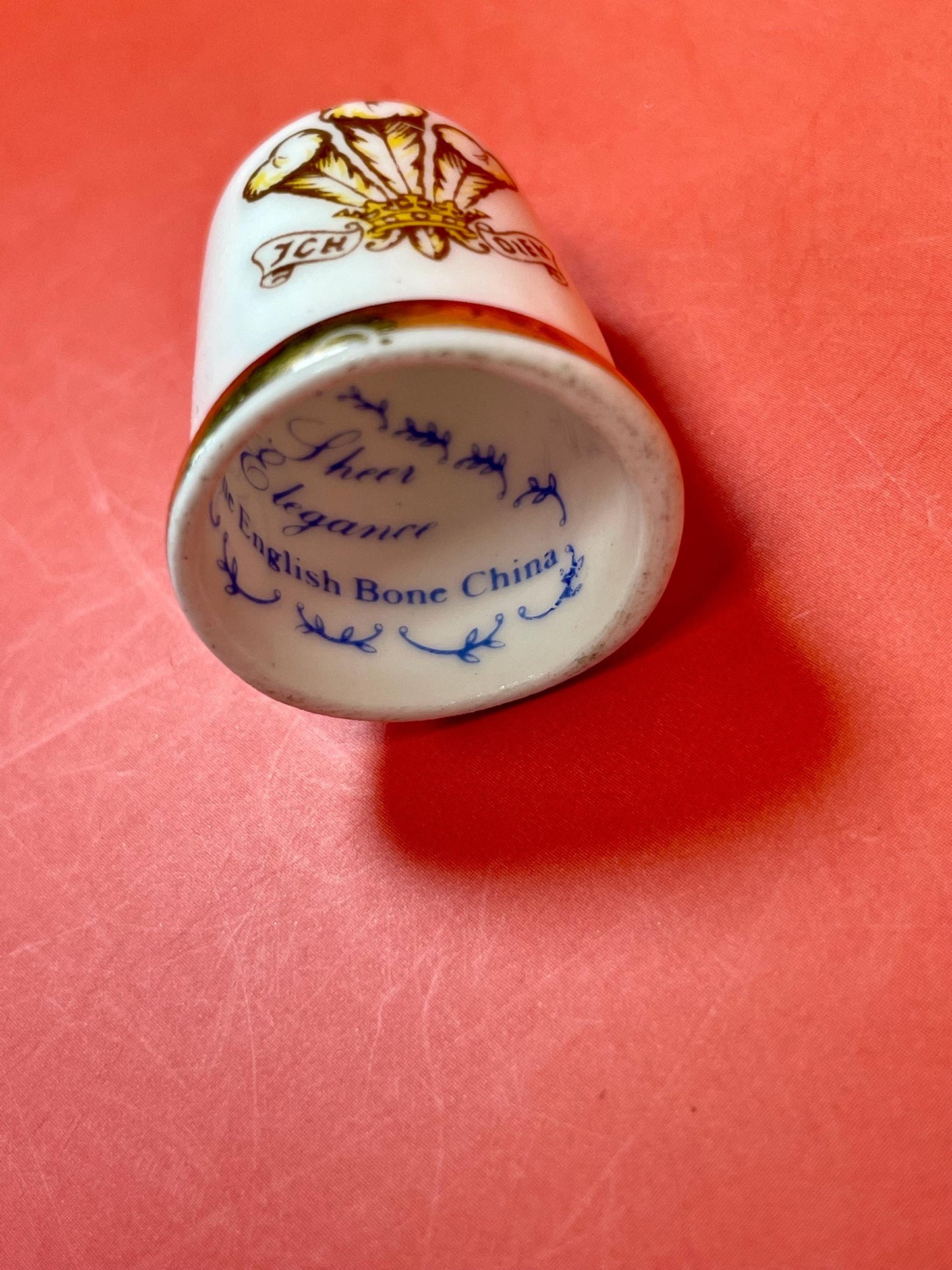 Prince Charles and Princess Diana Fine Bone China Thimbles