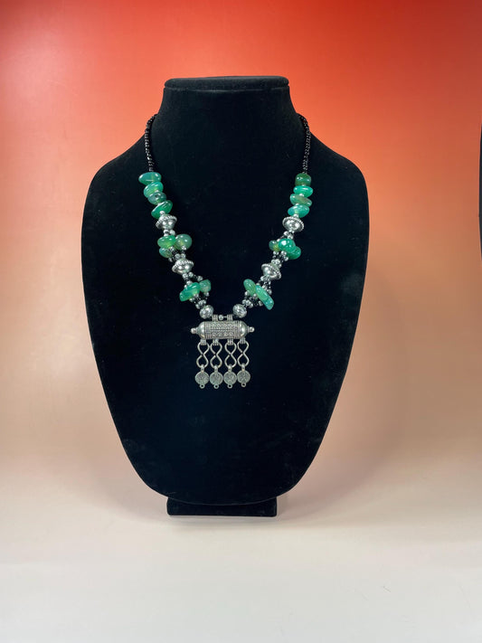 Amazing Untested Silver Persian Style Ornate Necklace