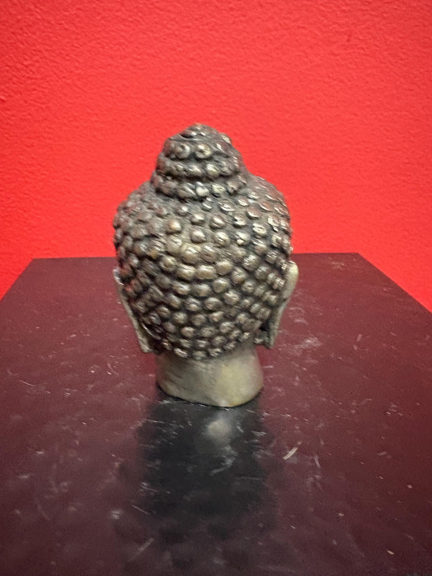 Lovely old Asian 3 inch silver  Buddha with condition issues great value