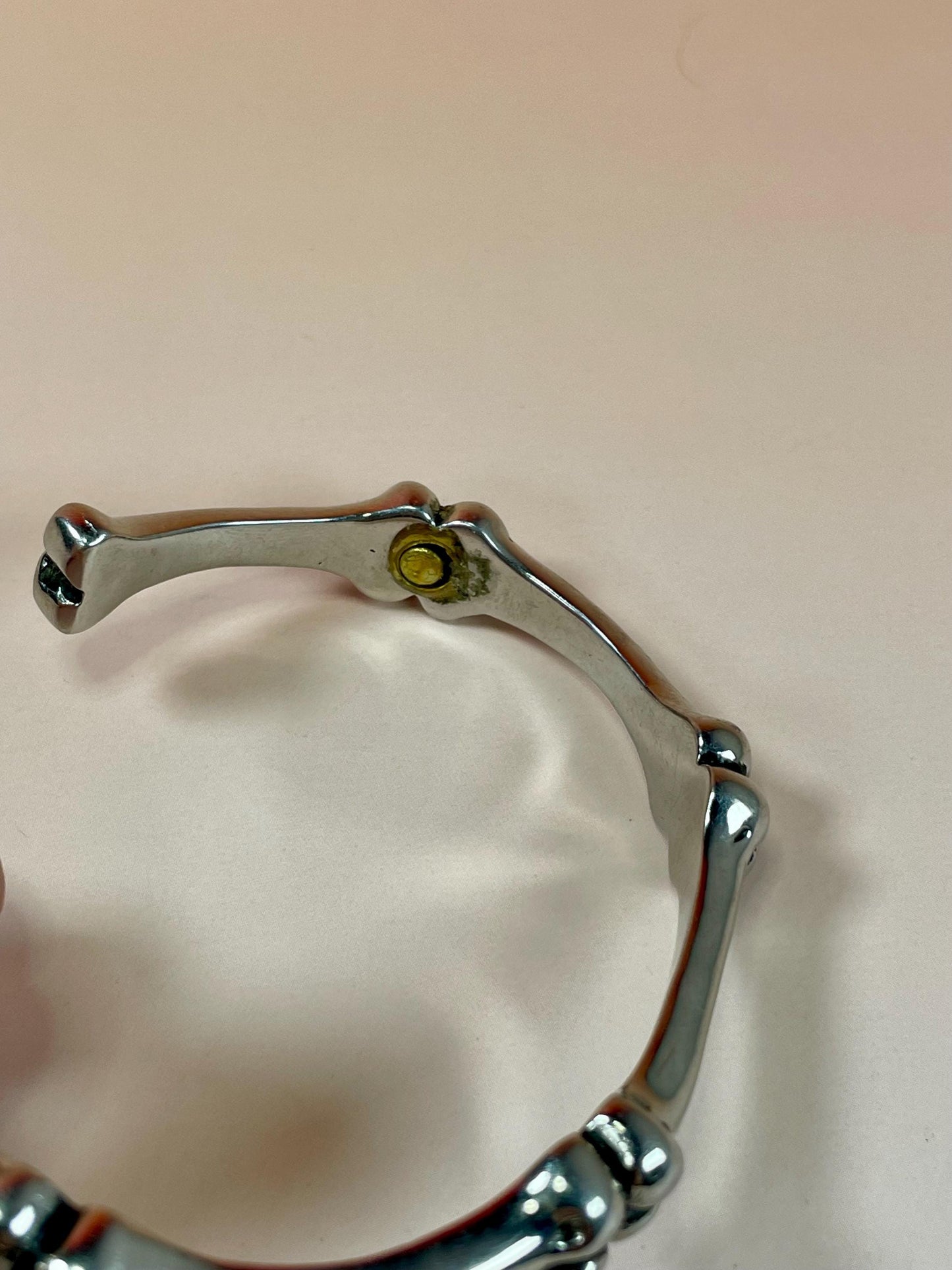 Heavy Stainless Steel Bone Bracelet