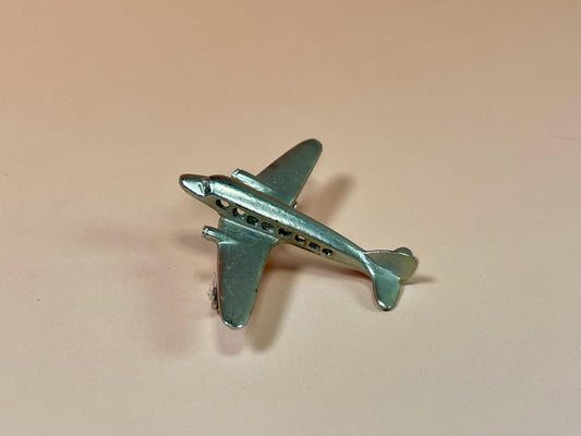 Fun Metal Airplane Pin  1.75 inches