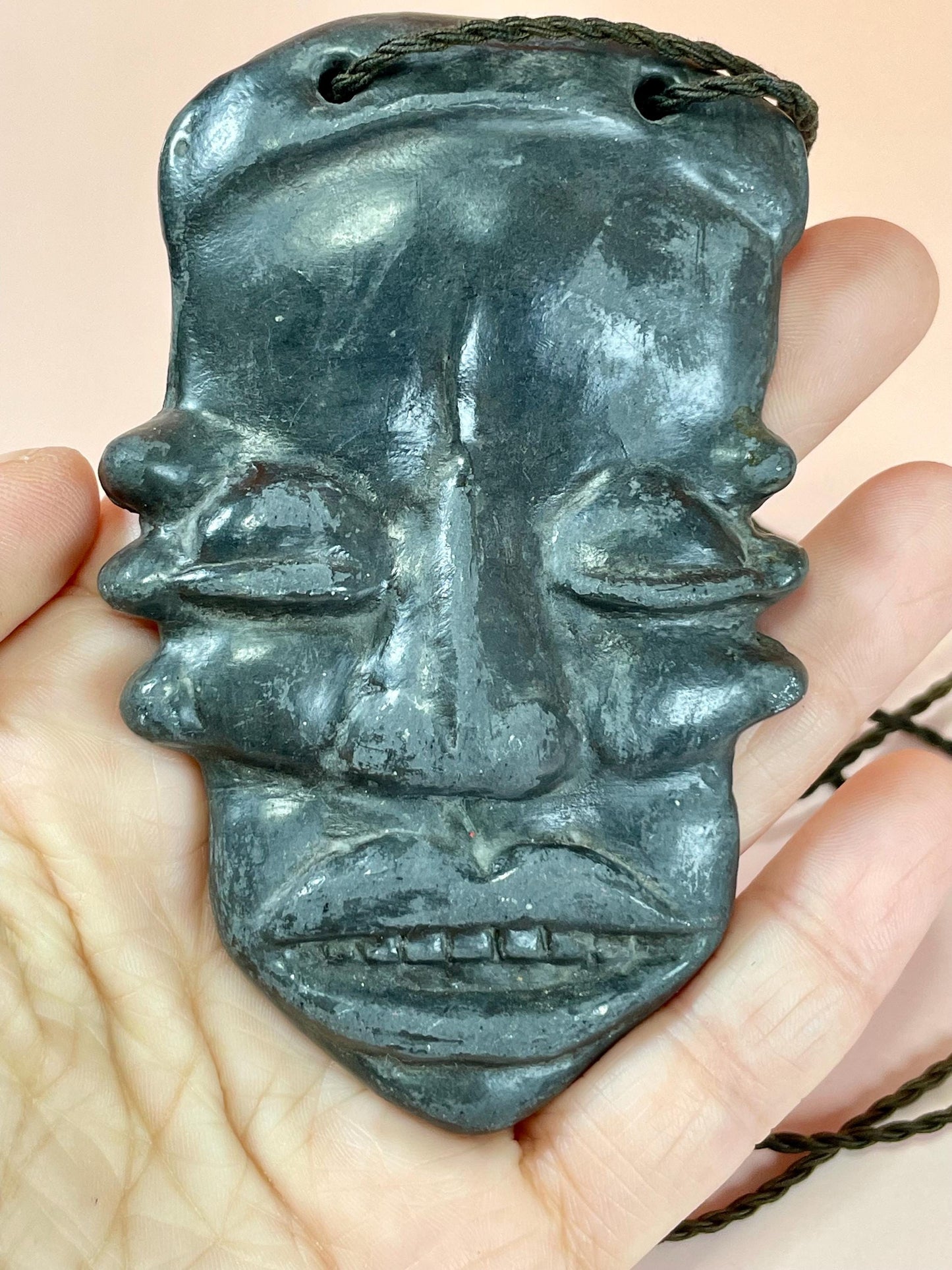 Large African Pottery Necklace