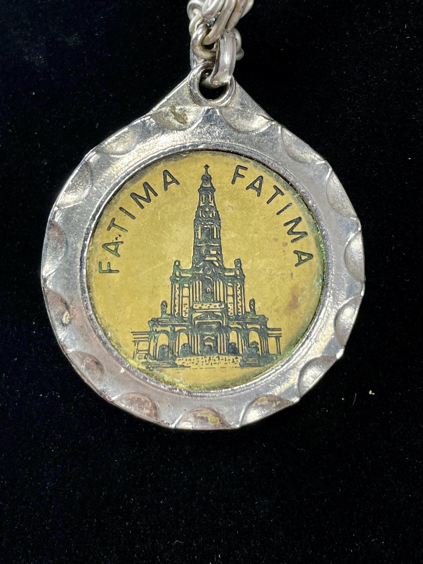 Lady of Fatima with 3 Shepards Necklace