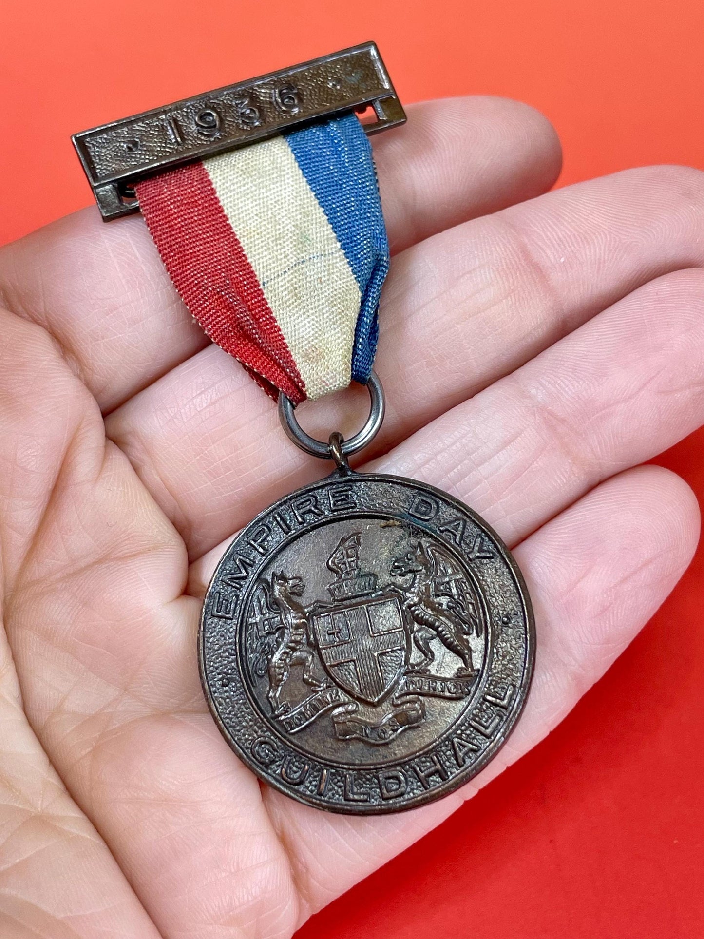 2 inch 1936 Commemorative medal for Empires Day  great gift