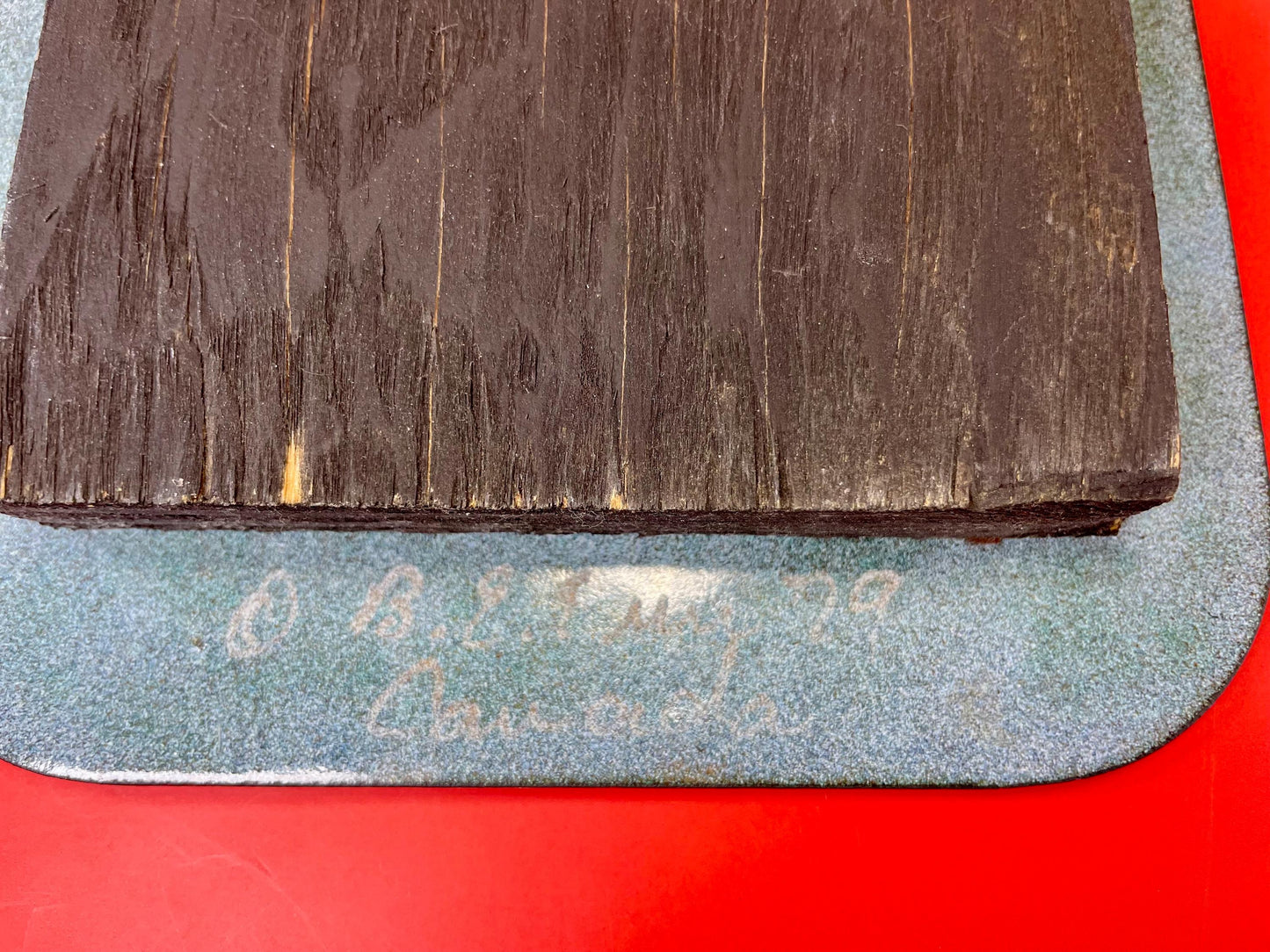 Stunning Enamel Canadian Goose Wall Hanging