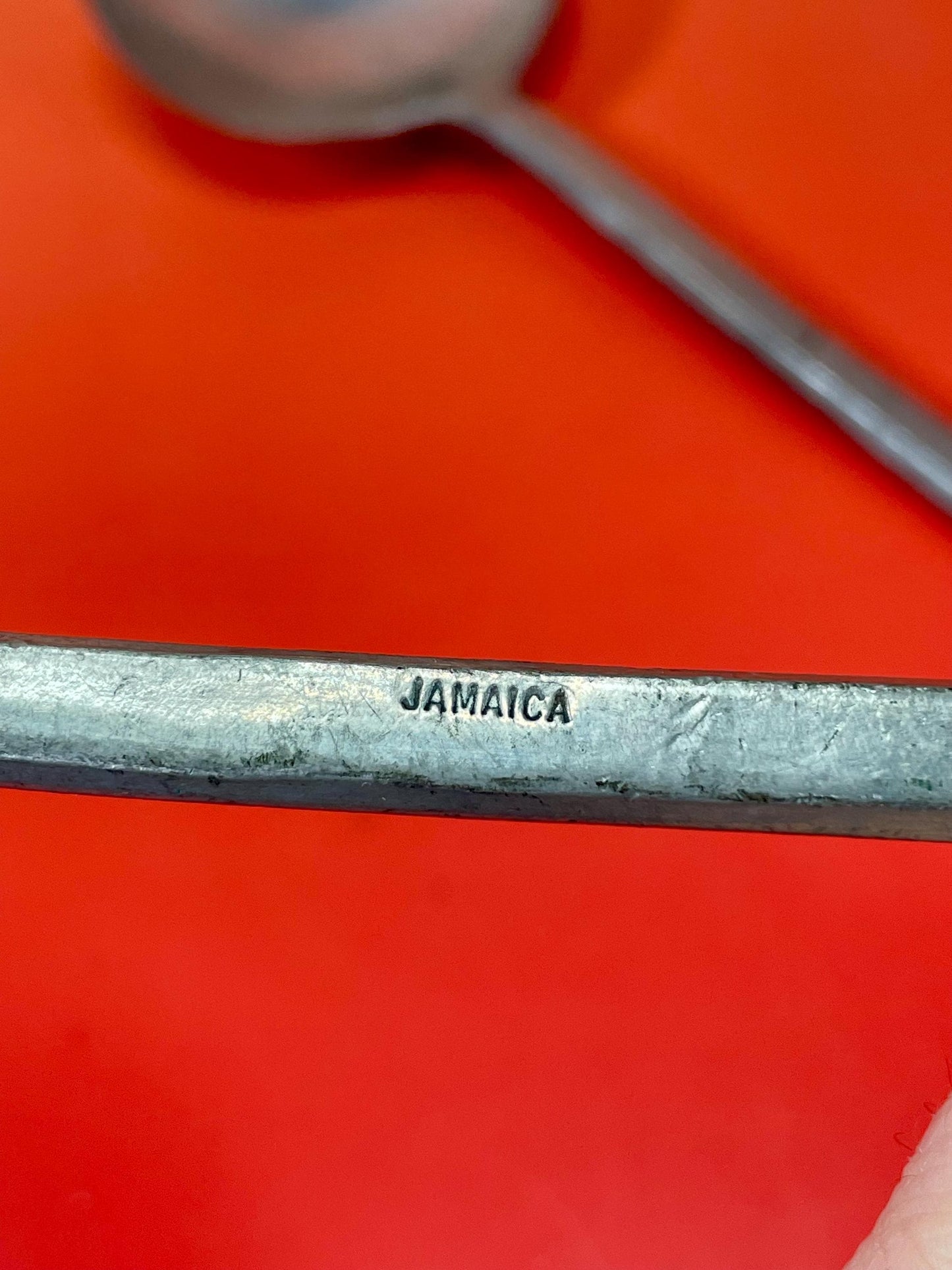 Cool pair of Pewter Early Jamaican spoons  wonderful gift -B