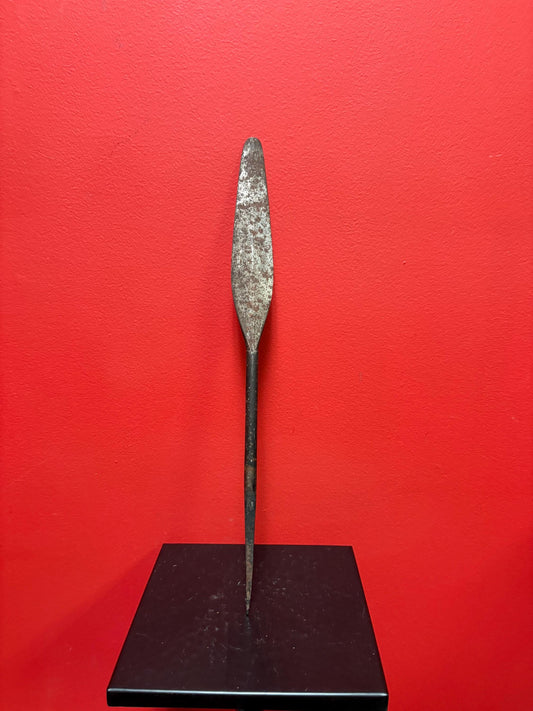 Very rare 19 inch long antique indigenous first nations West Coast tool nice patina