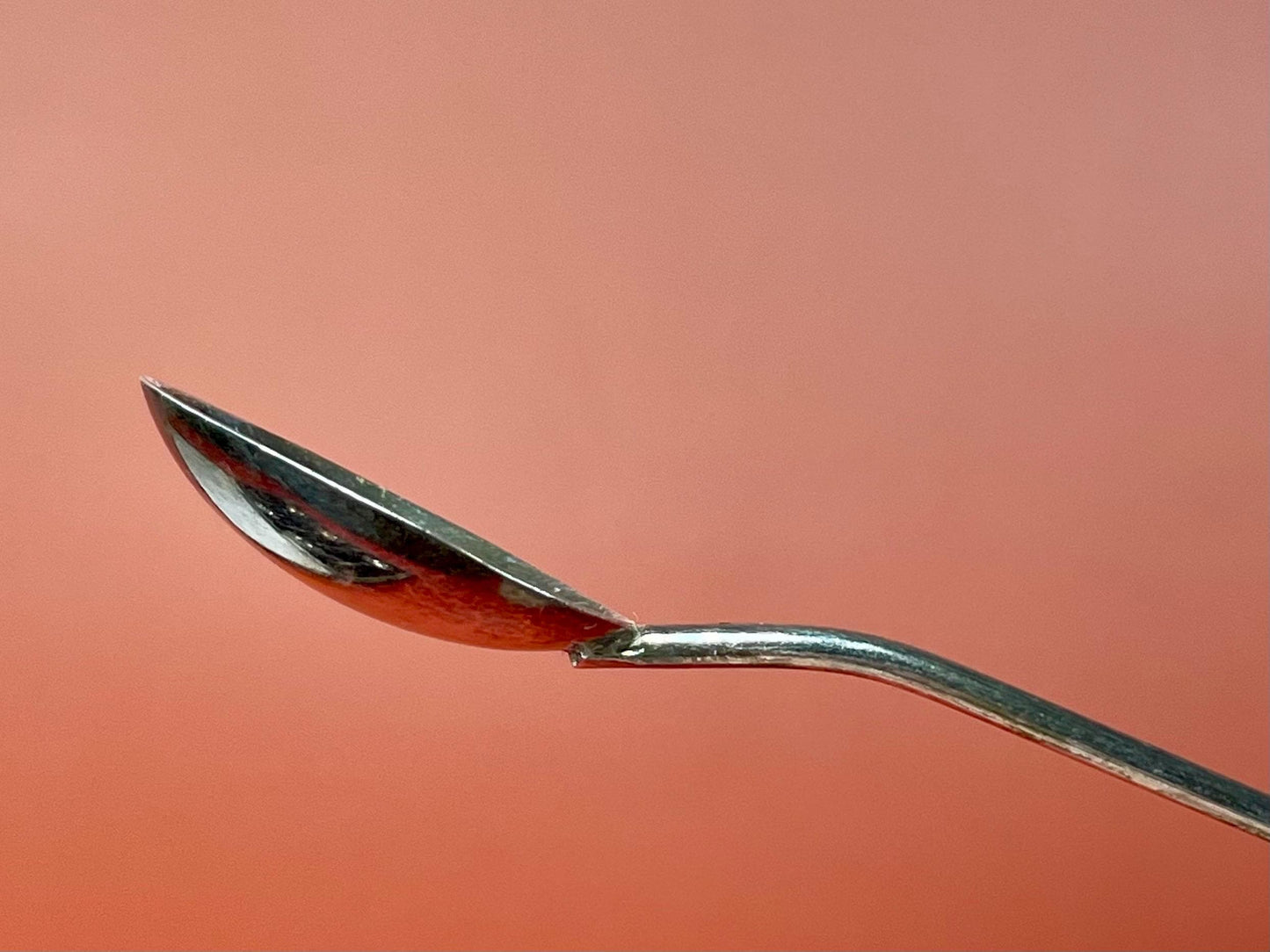 English Sterling Silver Coffee Spoon Set  4 inches each  in Case -B