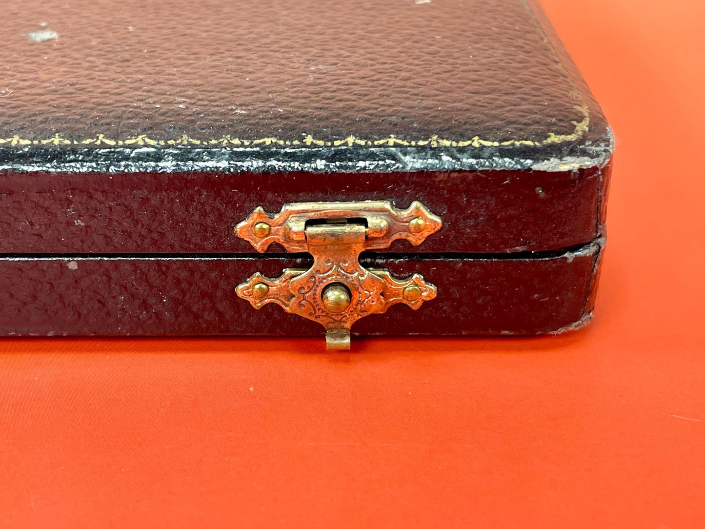 English Sterling Silver Coffee Spoon Set  4 inches each  in Case -B