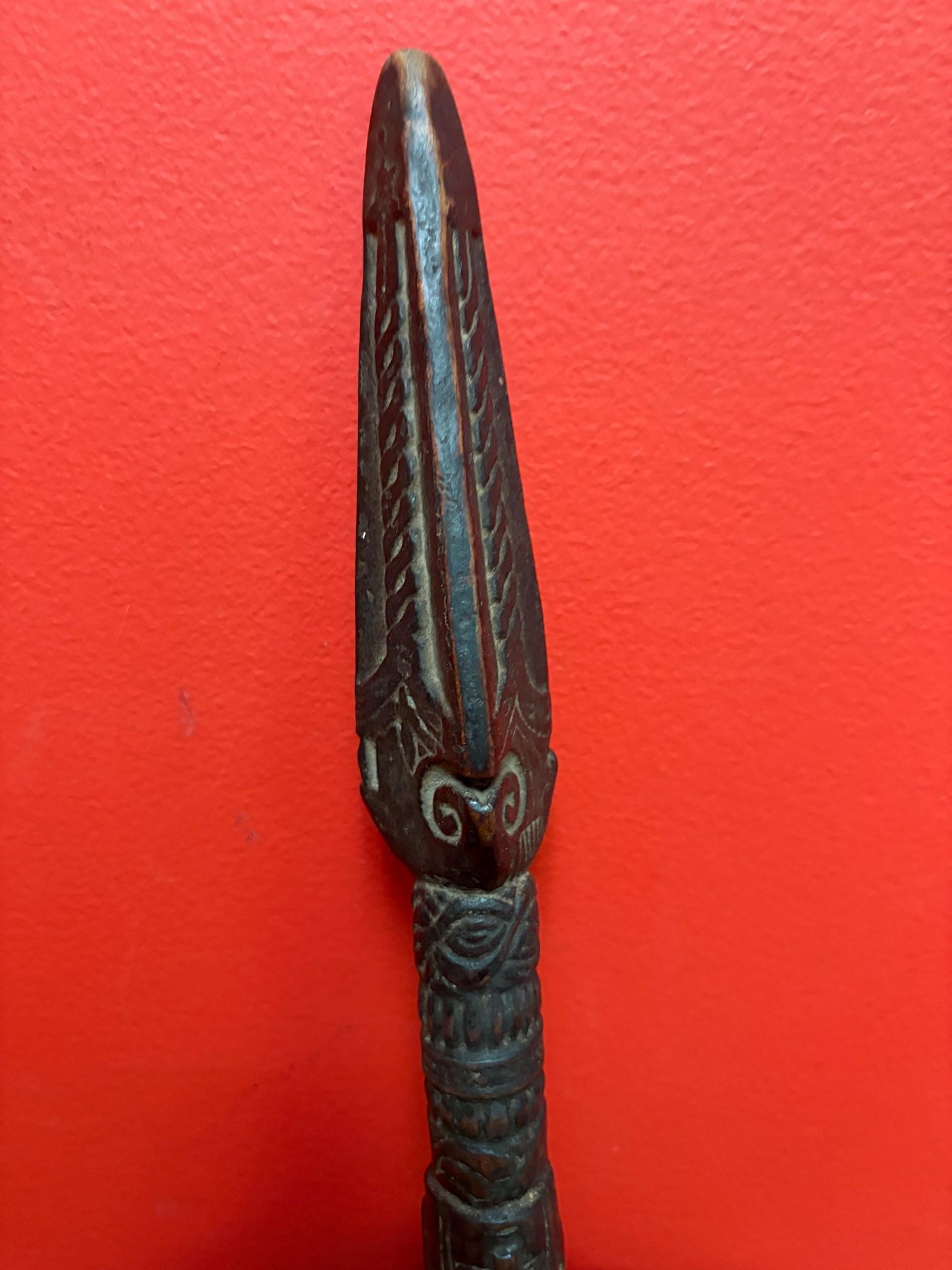 Fabulous 27 x 13 wide 19 century African ceremonial drum with great sound good condition and wonderful piece of African history