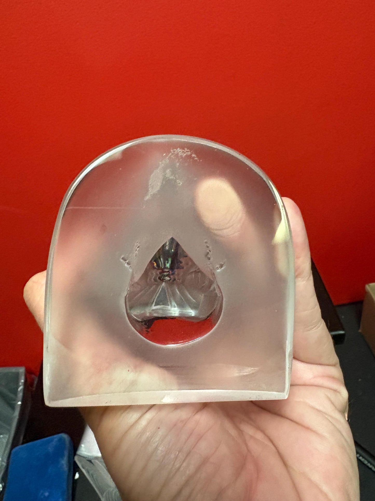 Stunning antique Lalique France bird statue  great condition  6 inches high  wow - B