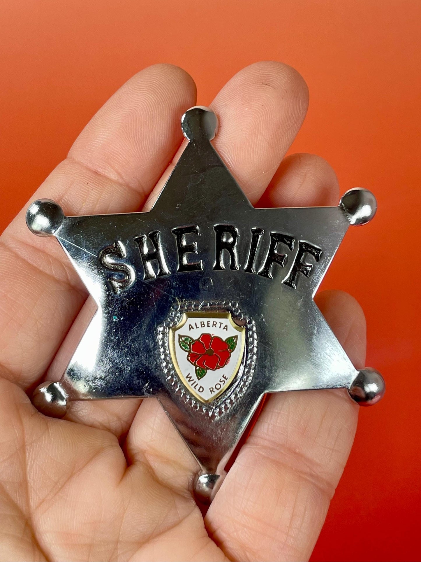 Vintage Sherrif badge from Alberta Canada