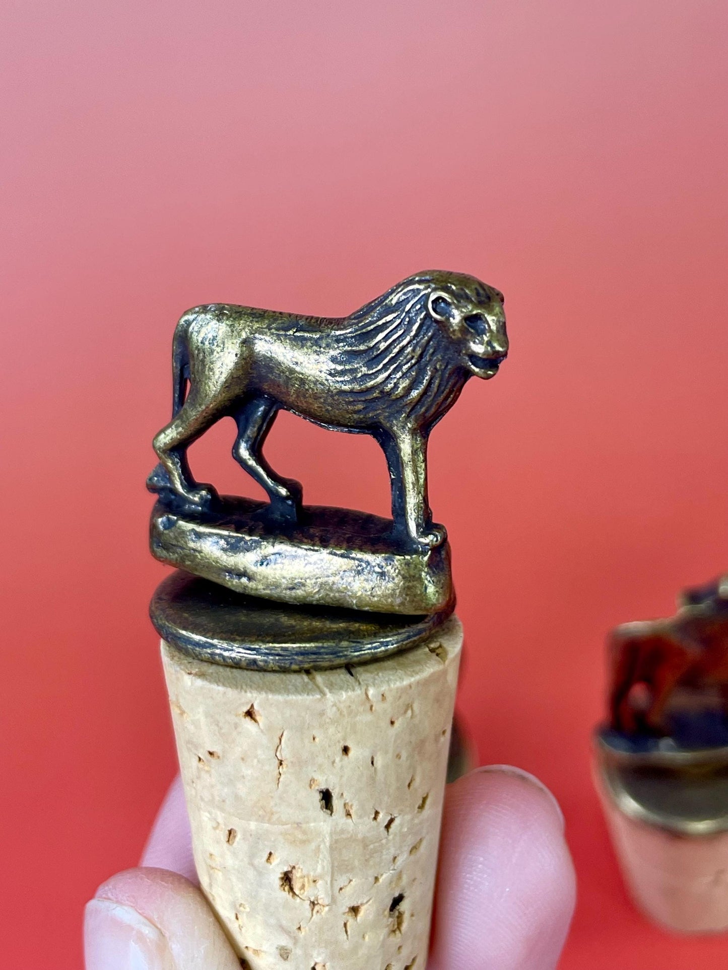 Set of the African Big 5 Bottle Stopper corks