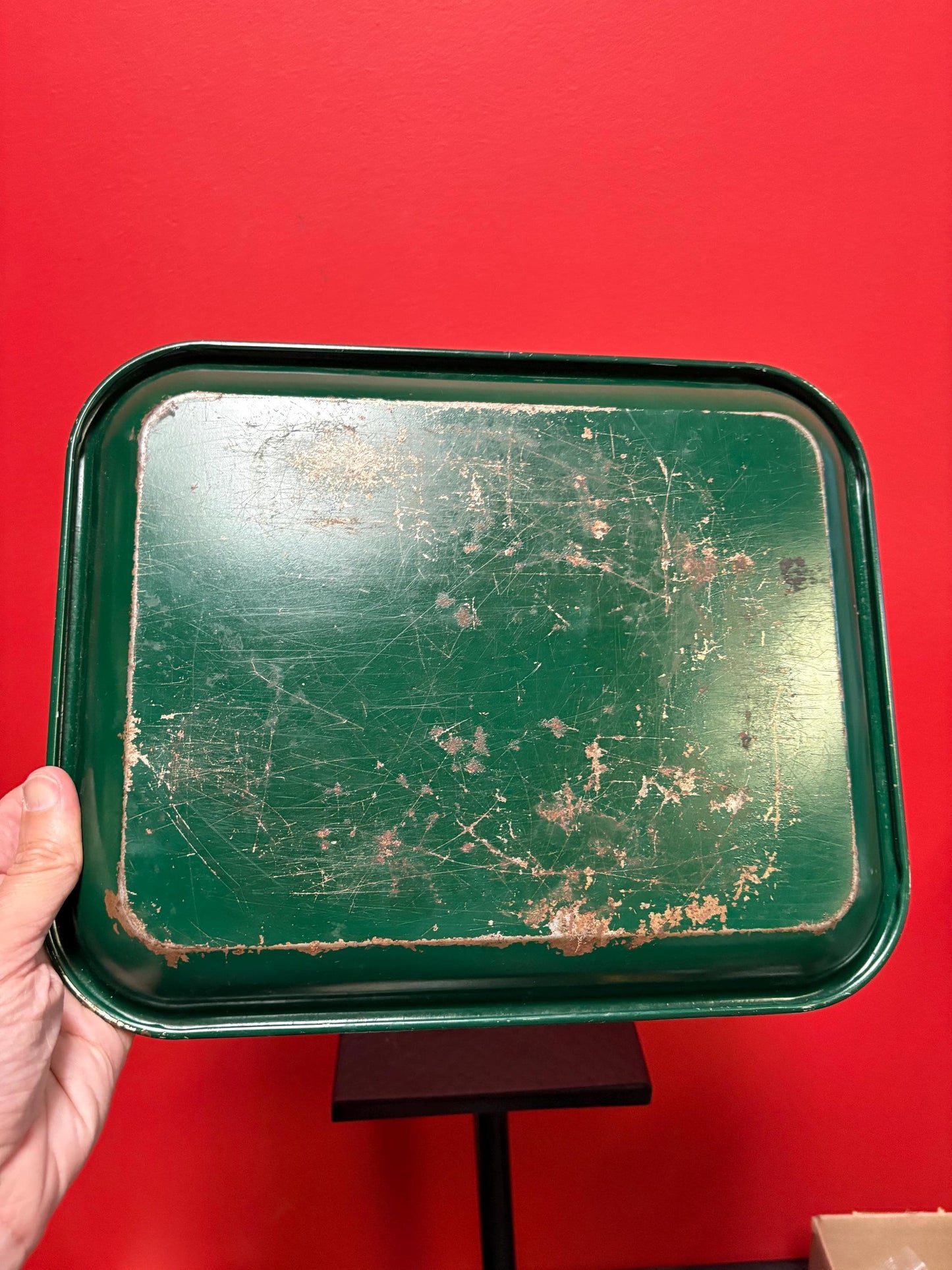 Beautiful vintage 13 x 11 inch Coca-Cola Christmas tray  decent condition  great value