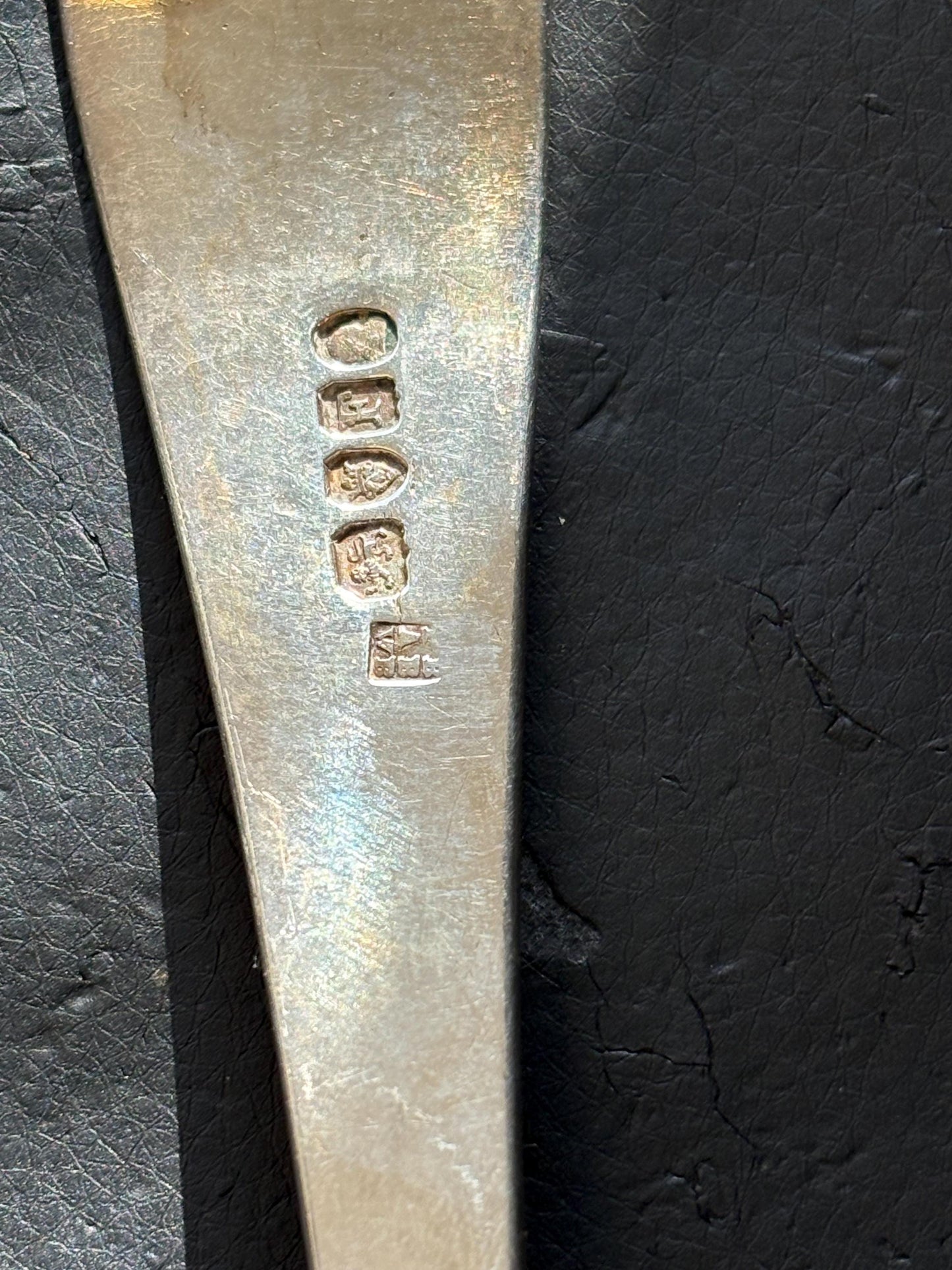 Stunning 12 inch long Georgian Sterling  stuffing spoon by Peter ann and William Bateman  great condition  great price B