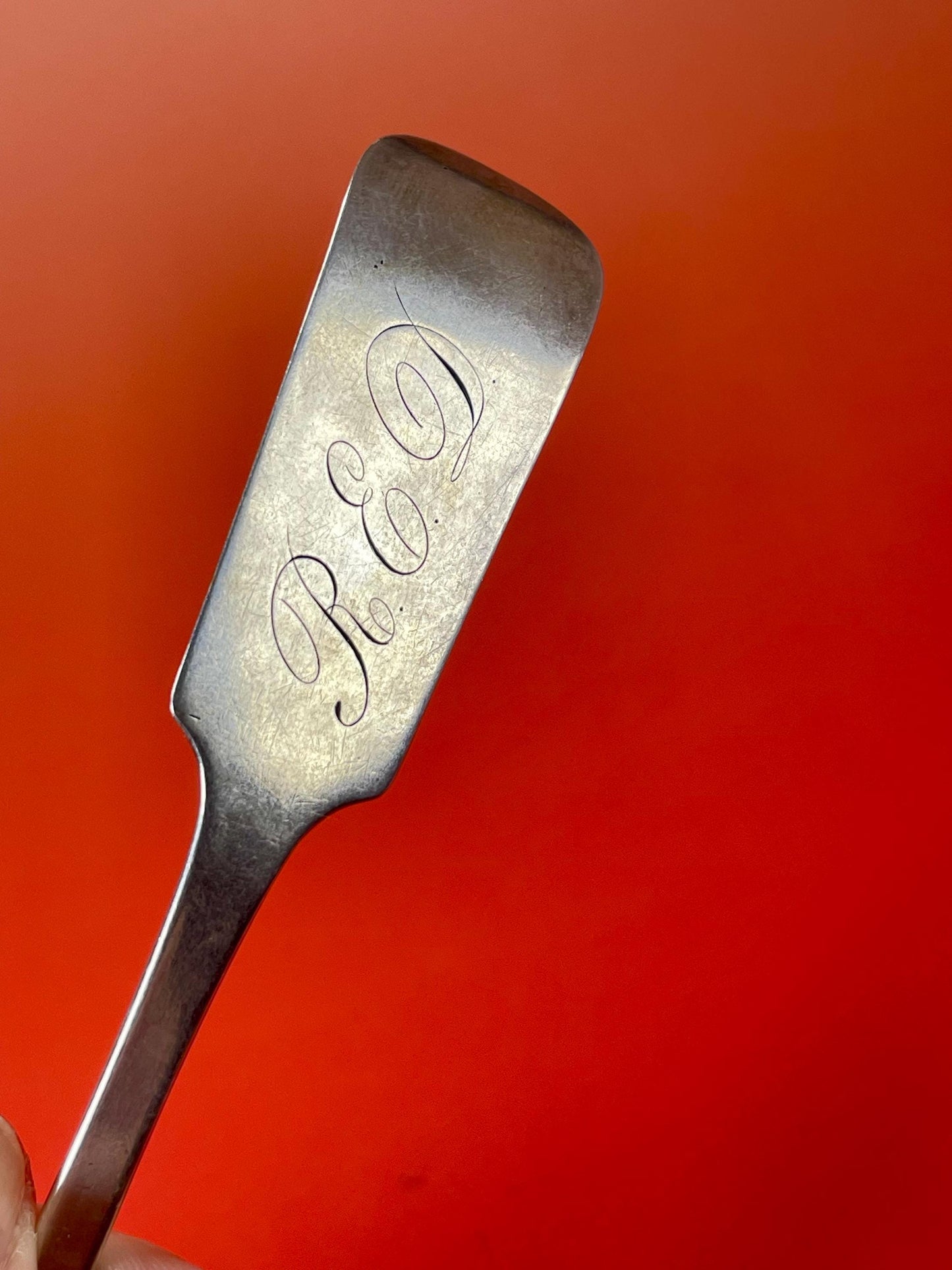 Cool Buffalo, New York Silver Spoon  circa 1842-84