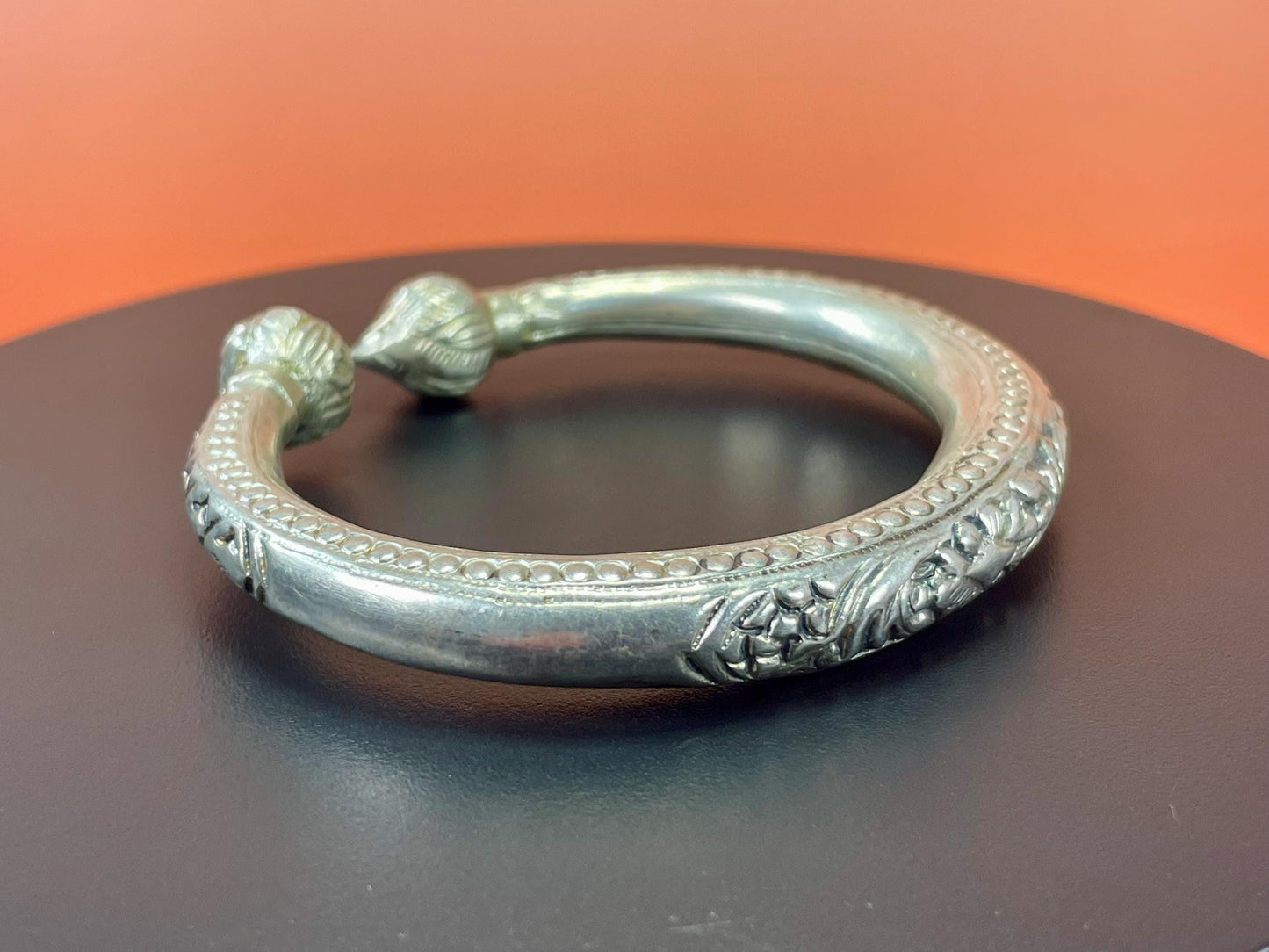 Indian 800 Silver Bracelet  nice detail  good gift