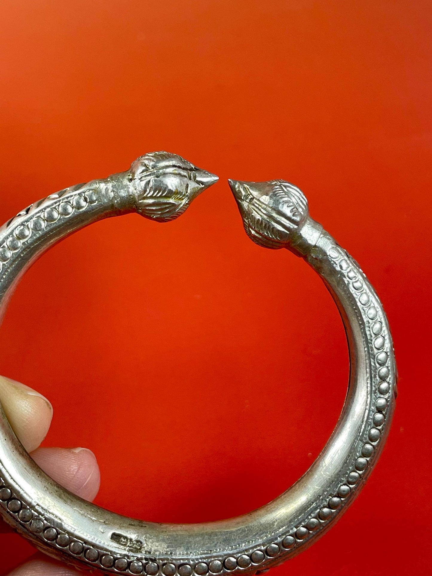 Indian 800 Silver Bracelet  nice detail  good gift