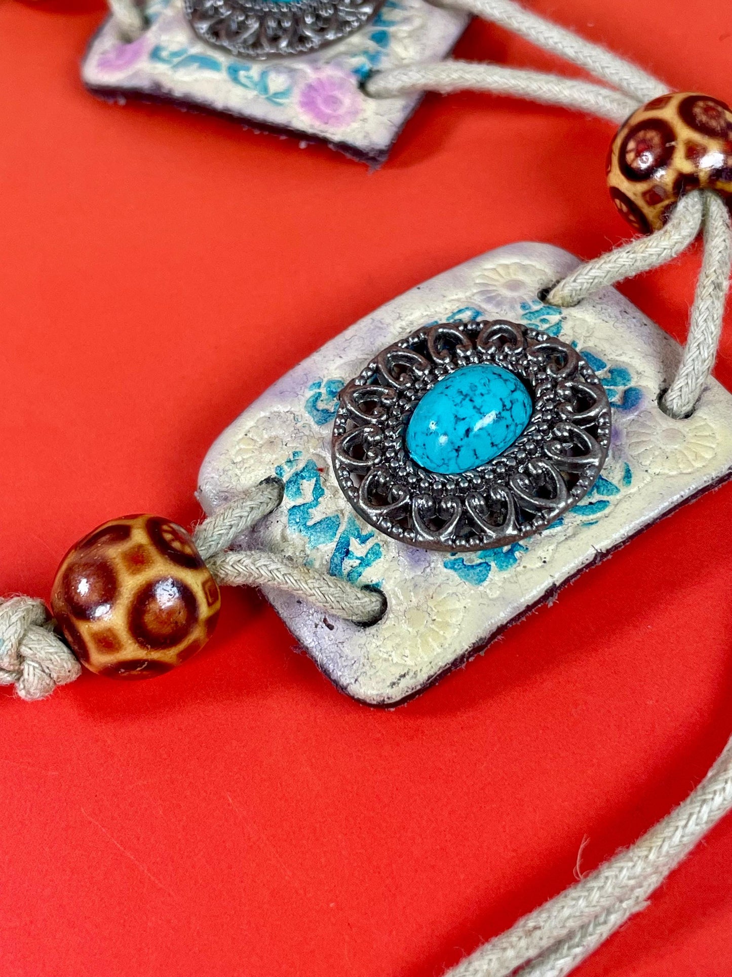 Cool Handpainted Leather Belt