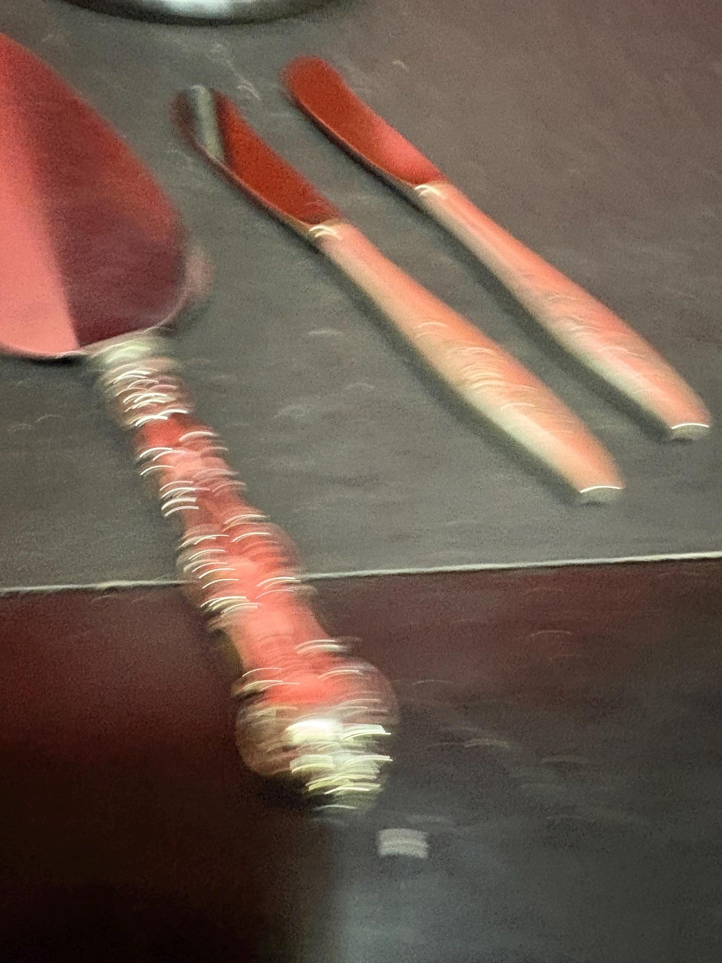 Beautiful lot of Sterling handled serving knives  9 inch and 2 are 6 inches  all stamped Sterling  great value