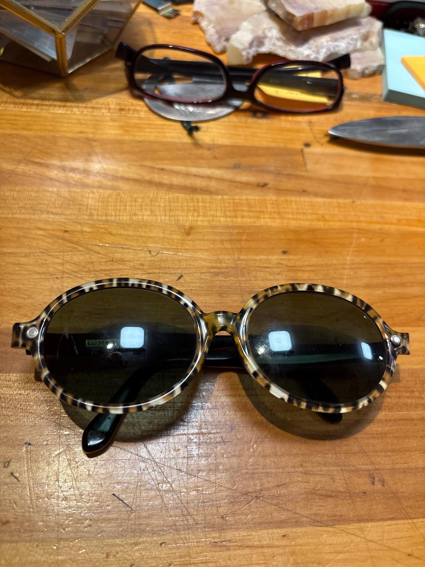 Cool vintage Lumar sunglasses  arms little bent  great price