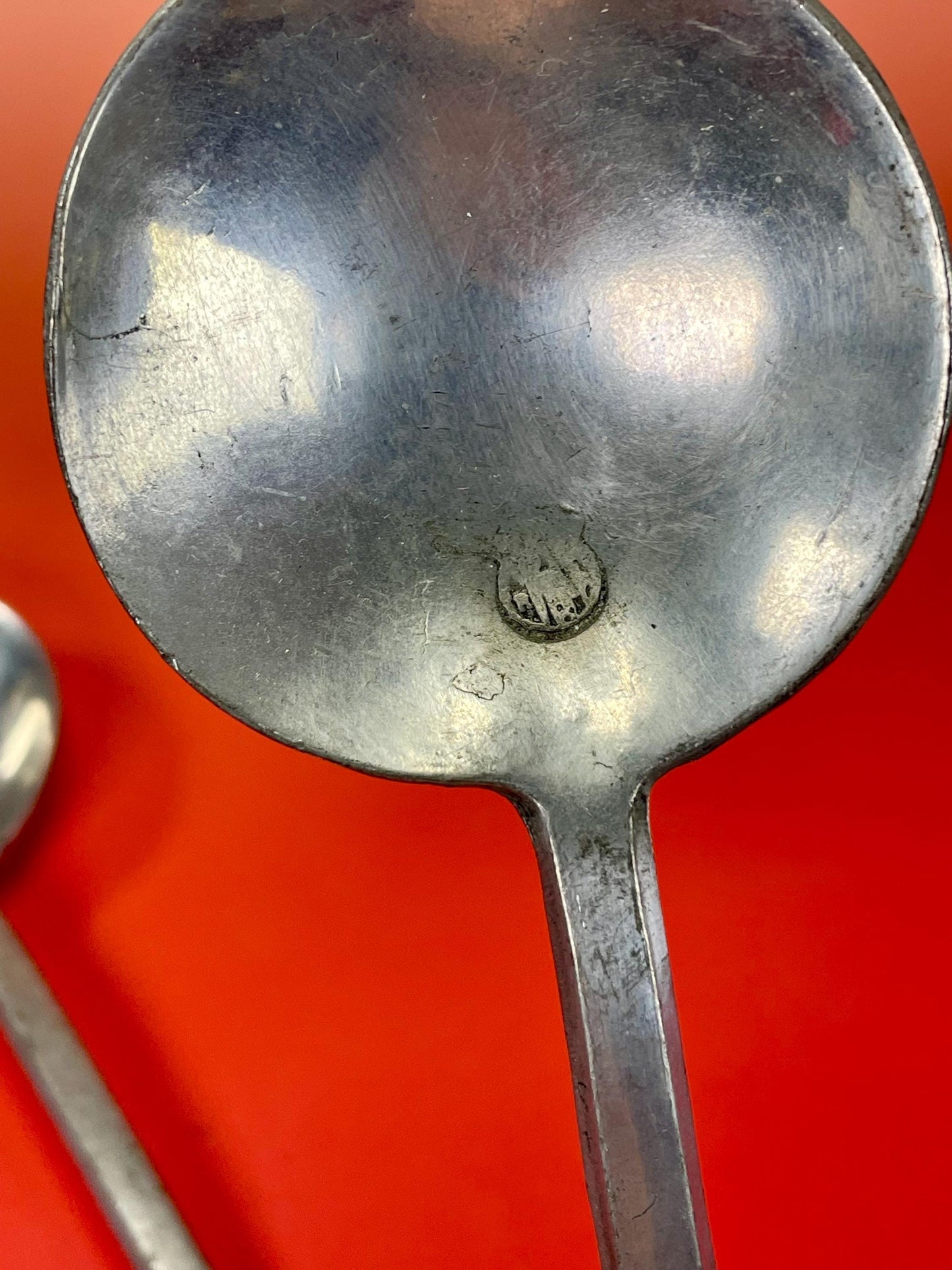 Cool pair of Pewter Early Jamaican spoons  wonderful gift -B