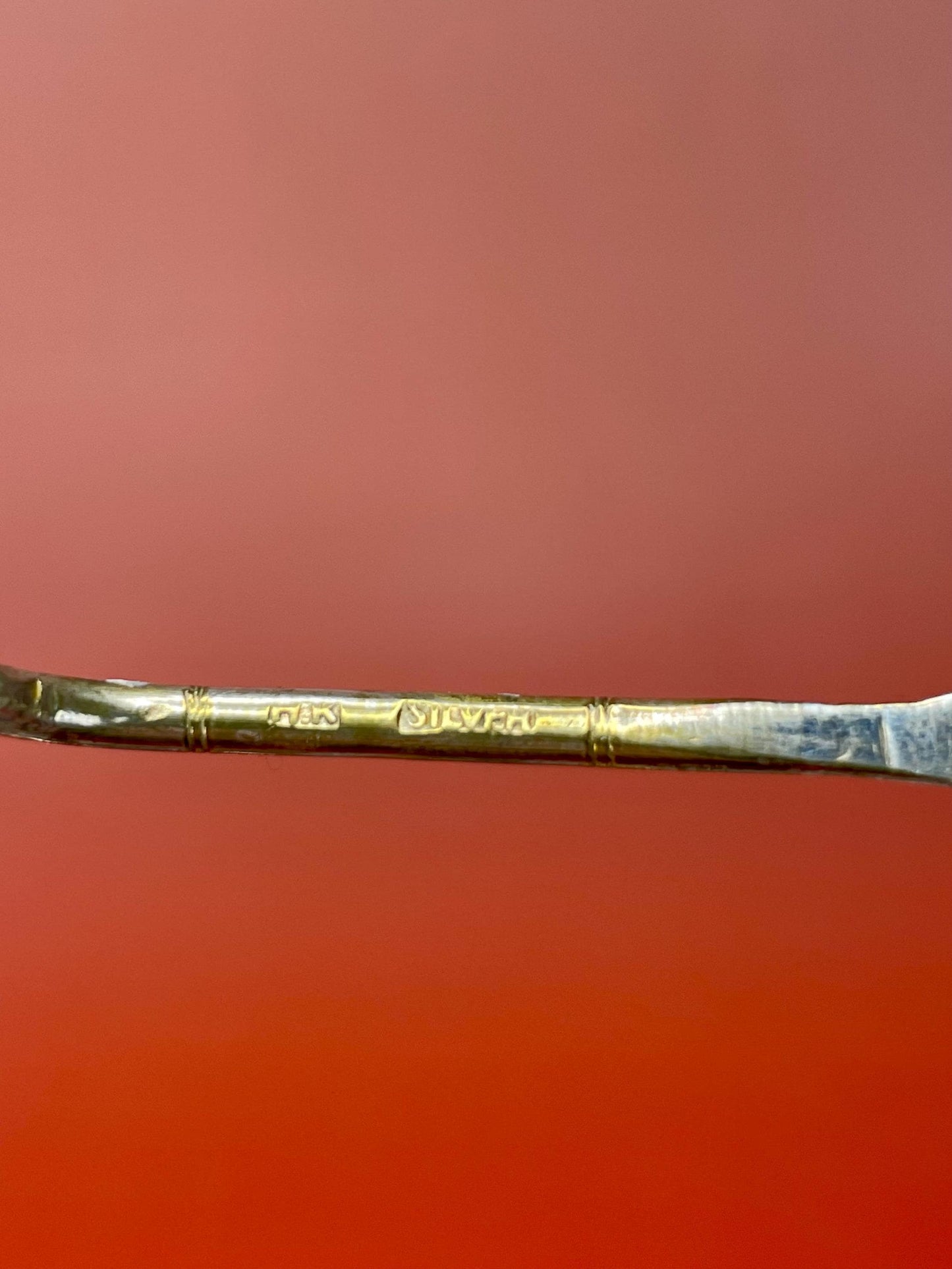 Silver-Plated Spoons Set  4.5 in  in Case -B