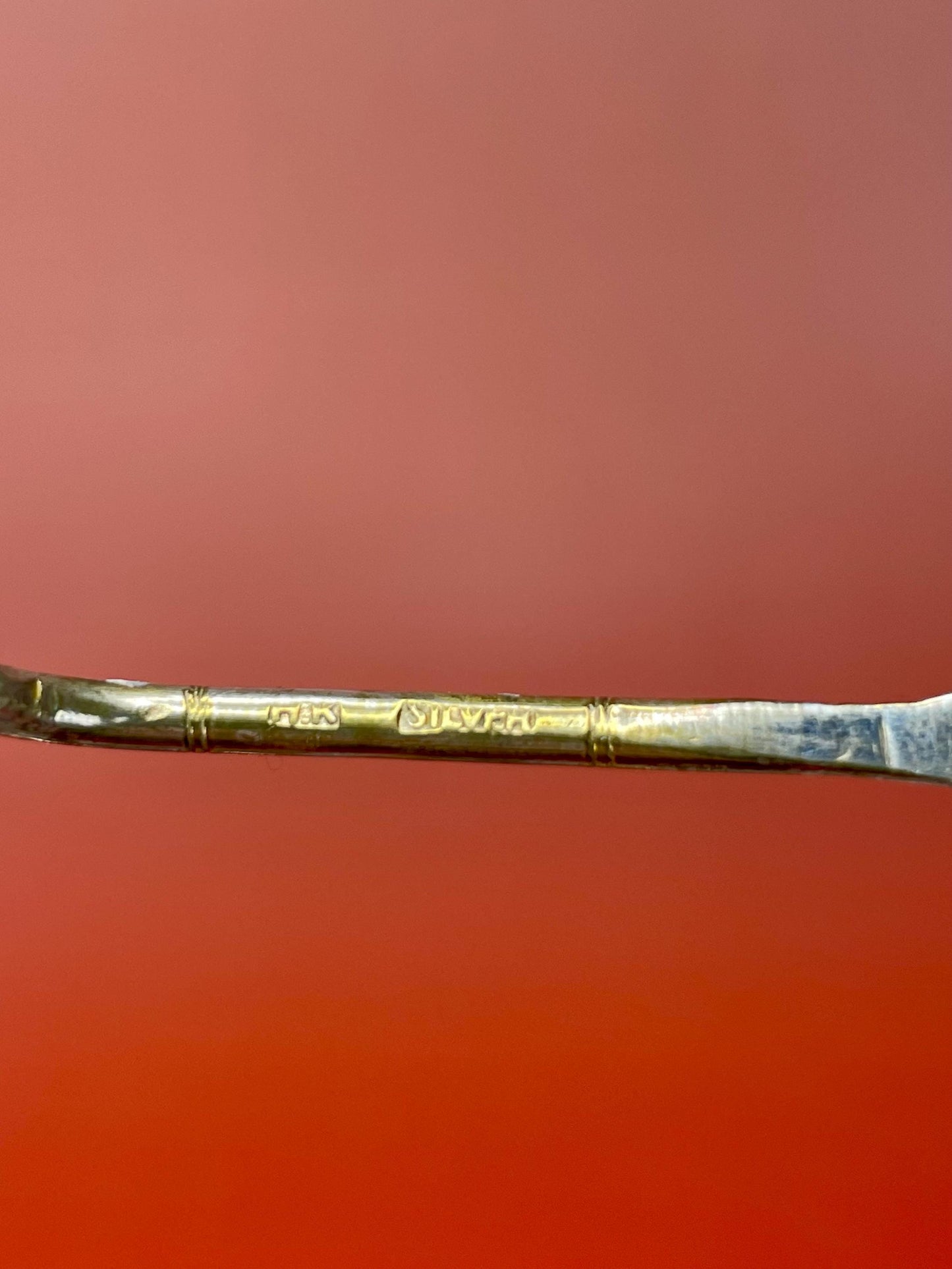 Silver-Plated Spoons Set  4.5 in  in Case -B