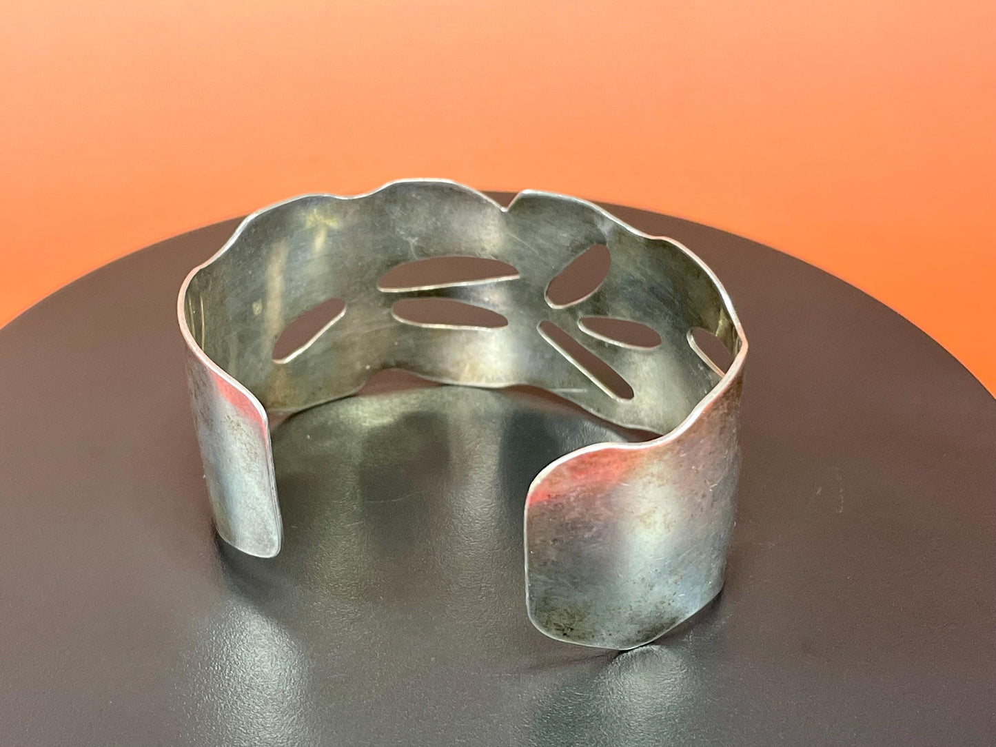 2.5 inch Tested Sterling Silver Bracelet Cuff -B