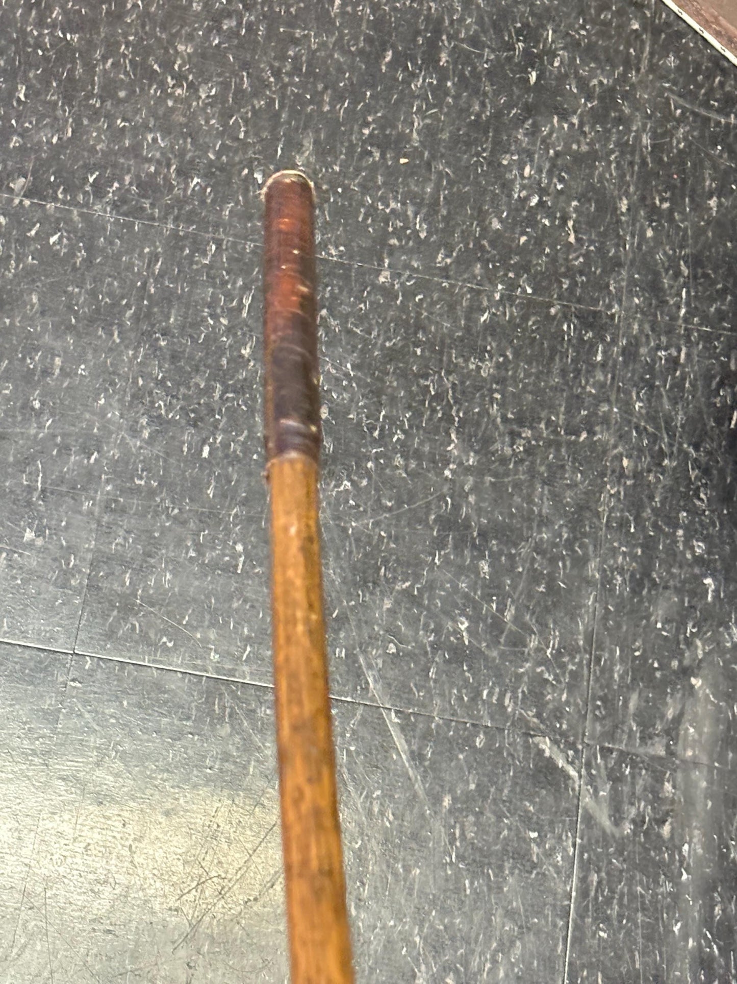Stunning antique Saint Andrews wooden shaft putter  rare golf 35 inches long  historical piece  great condition for age wow
