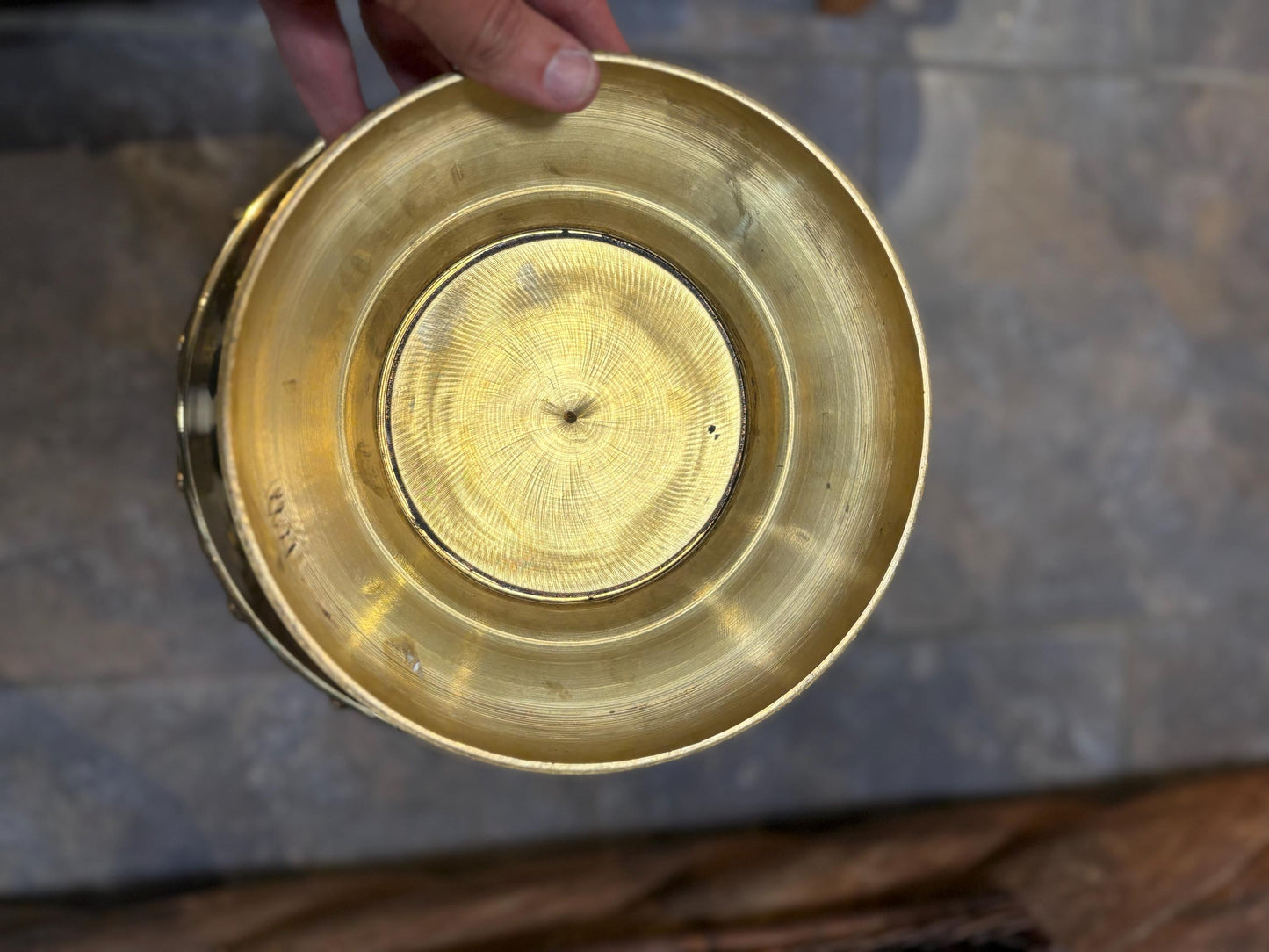 Stunning old Chinese 21 inch tall  dragon handled bronze vase  heavily decorated and very heavy