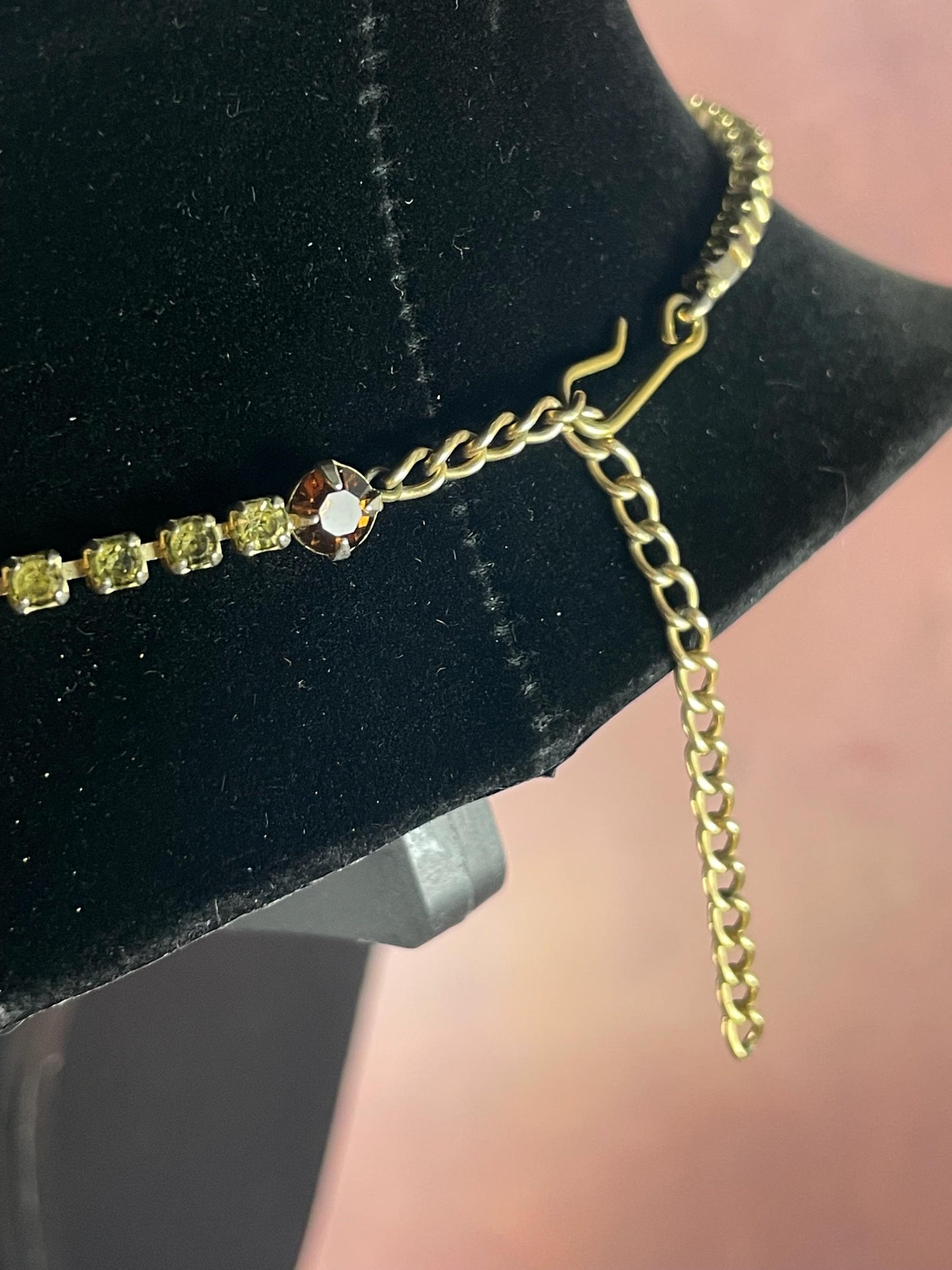 Stunning Rhinestone Chandelier Necklace