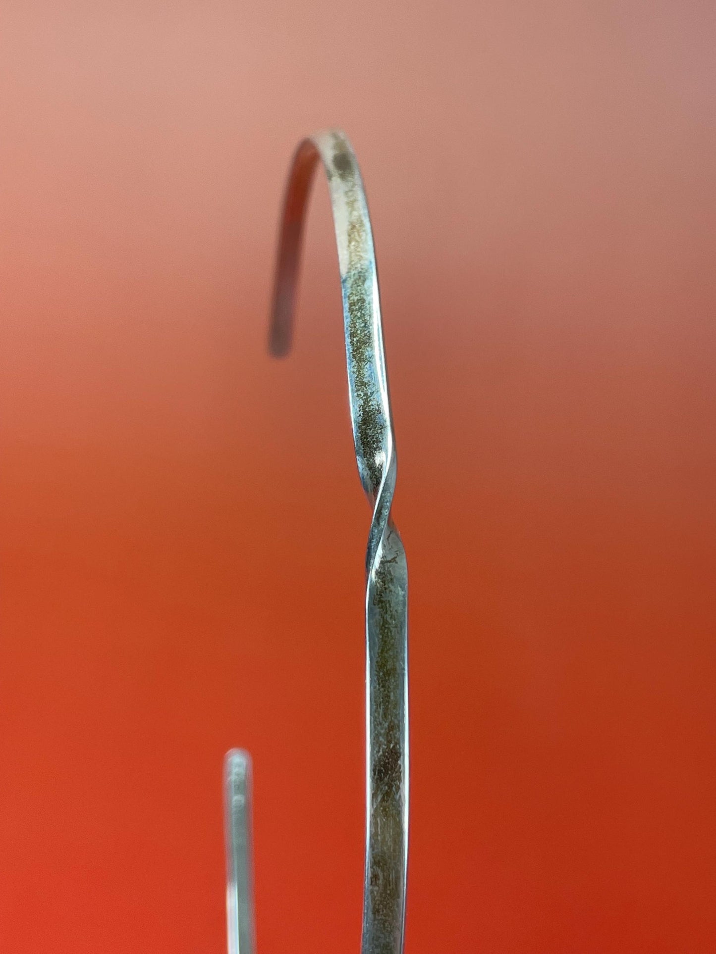 Stamped Mexican Sterling Silver Choker Necklace - B