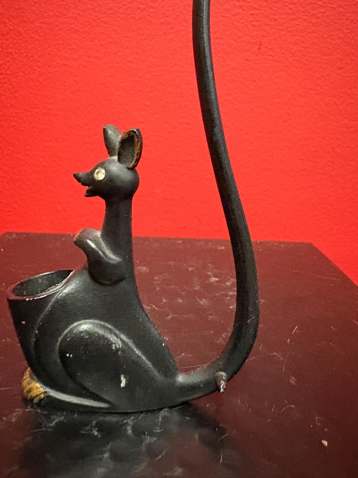 Lovely 5 inch Karl hagenauer Austrian bronze kangaroo  great value