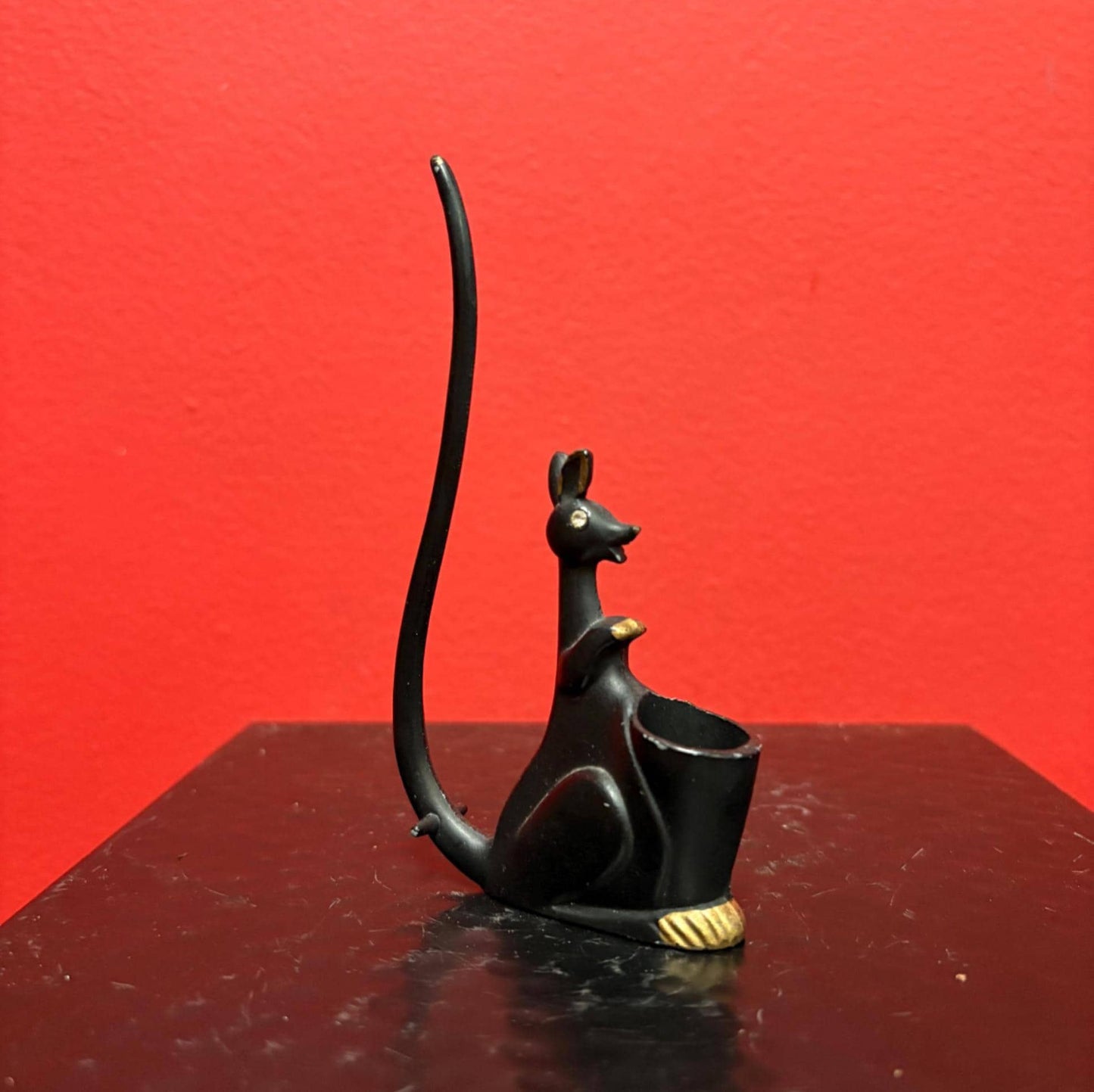 Lovely 5 inch Karl hagenauer Austrian bronze kangaroo  great value