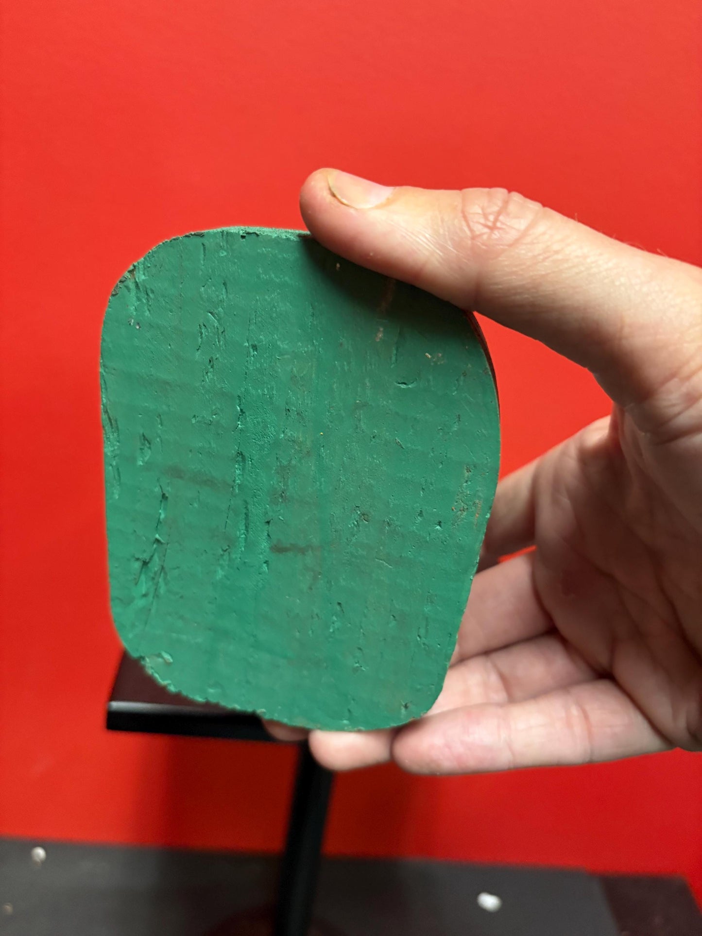 Beautiful 6 x 4 wide folk art painted wooden bird  great look - perfect gift