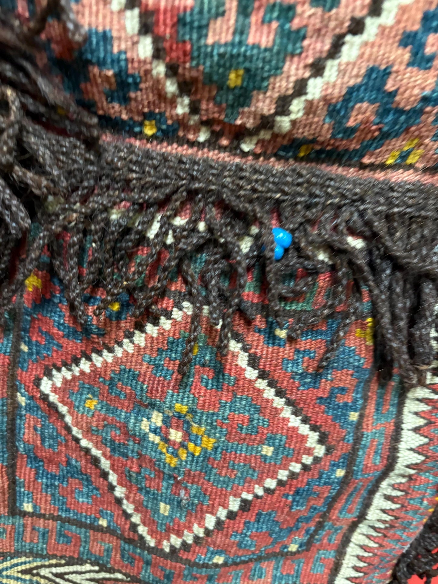 47 X 12 inch Persian Carpet bag  lovely condition  great design  antique bag