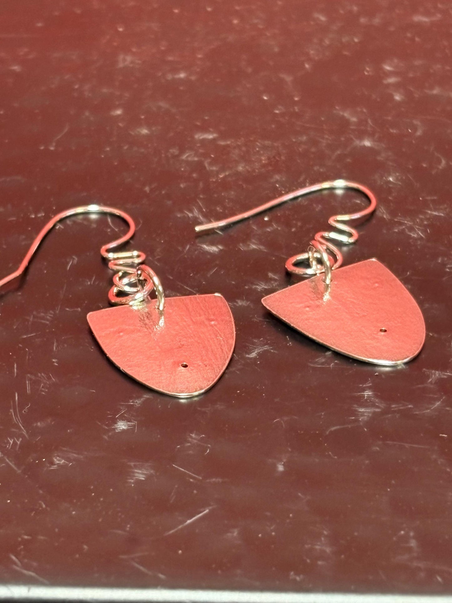 Beautiful Vancouver island made Sterling silver earrings  mask earrings  great gift