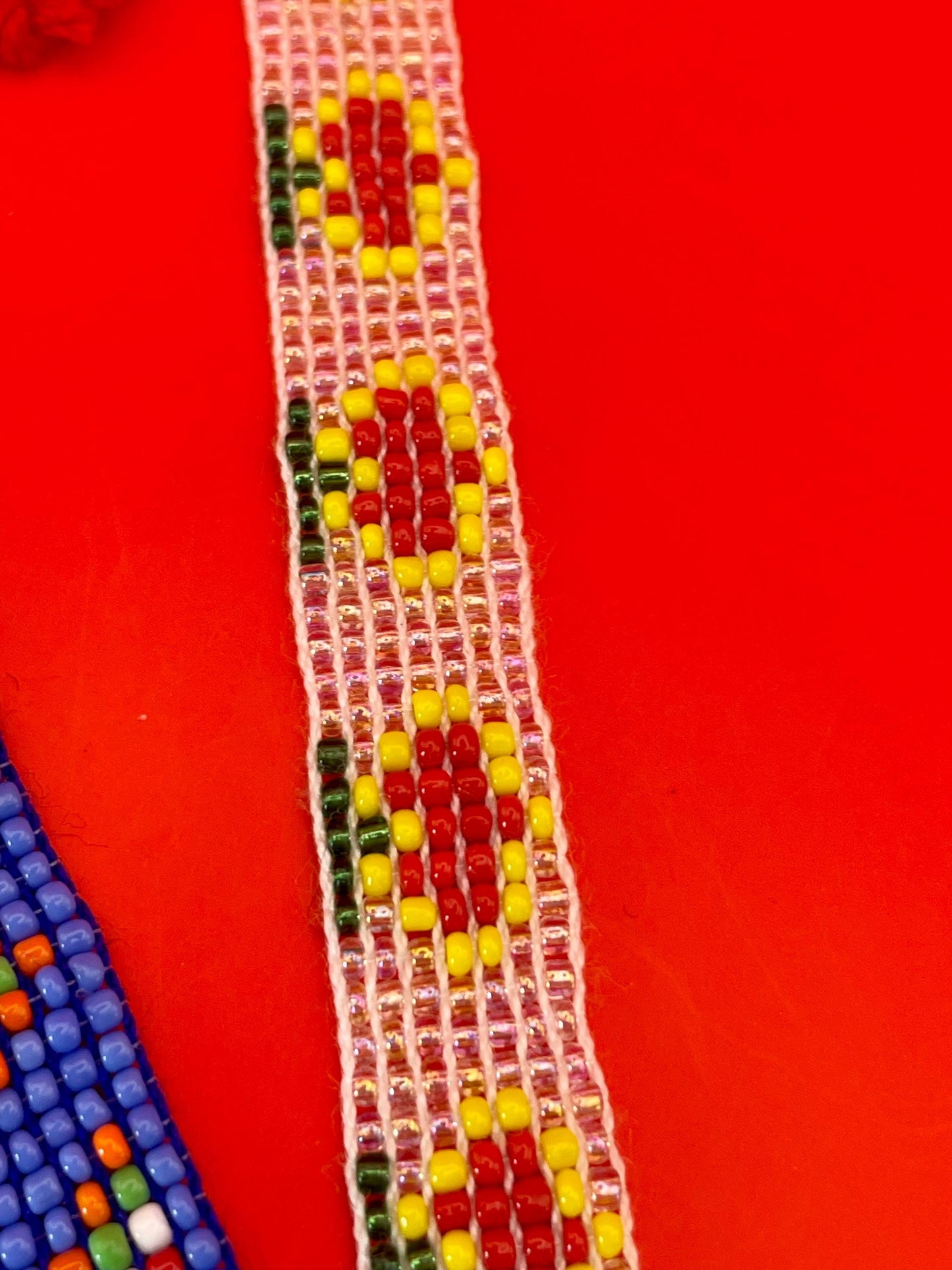 Set of 3 Connected Beaded Bracelets