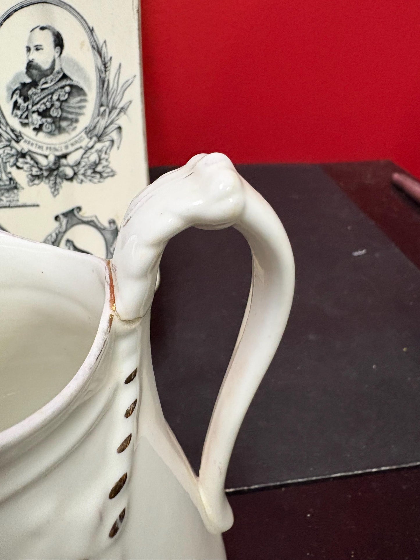 Beautiful lot of early antique Queen Victoria memorabilia  all slightly damaged  wonderful decoration and great value - wow - all inc