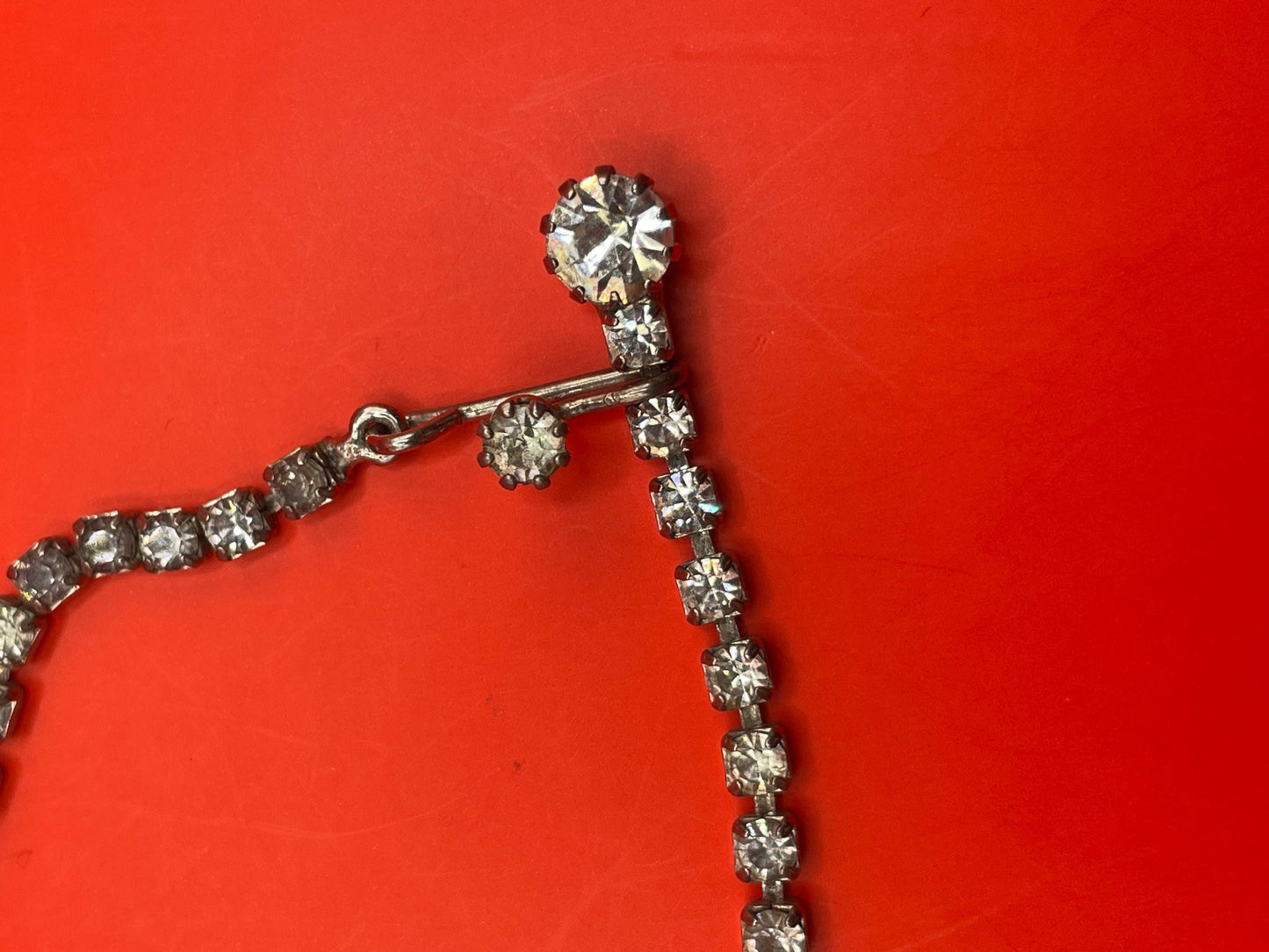 Stunning Rhinestone Chandelier Necklace