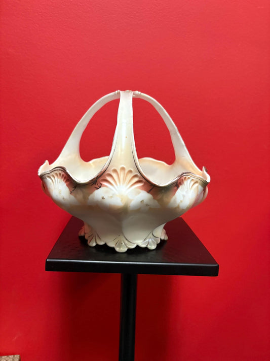 Beautiful antique RS Prussia  9 inch high porcelain bowl in mint condition -  great value - B