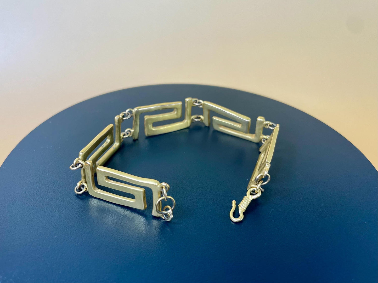 Lovely Gold-tone Hook Closure Bracelet